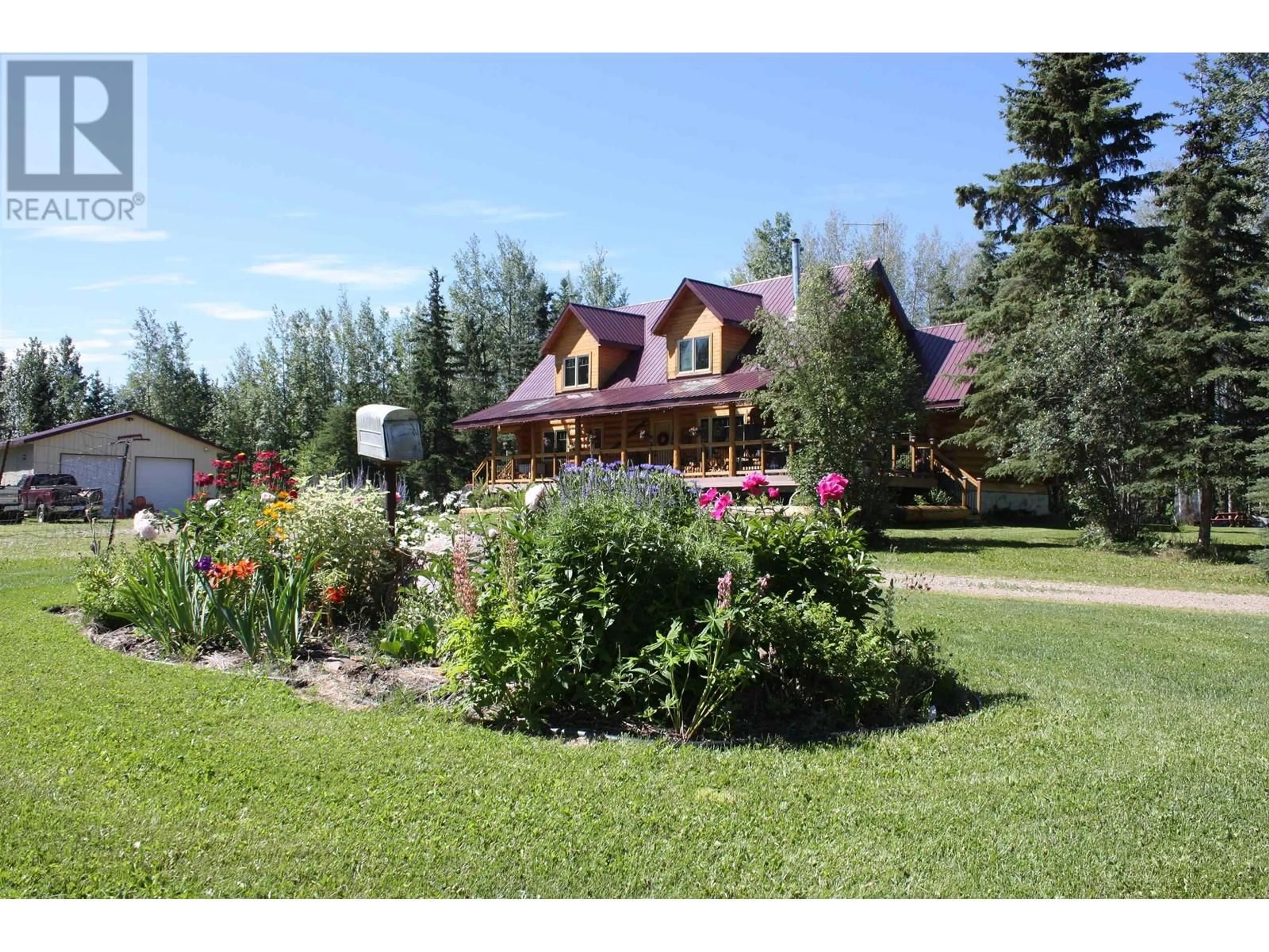 A pic from outside/outdoor area/front of a property/back of a property/a pic from drone, mountain view for 13711 283 ROAD, Fort St. John British Columbia V1J8L7