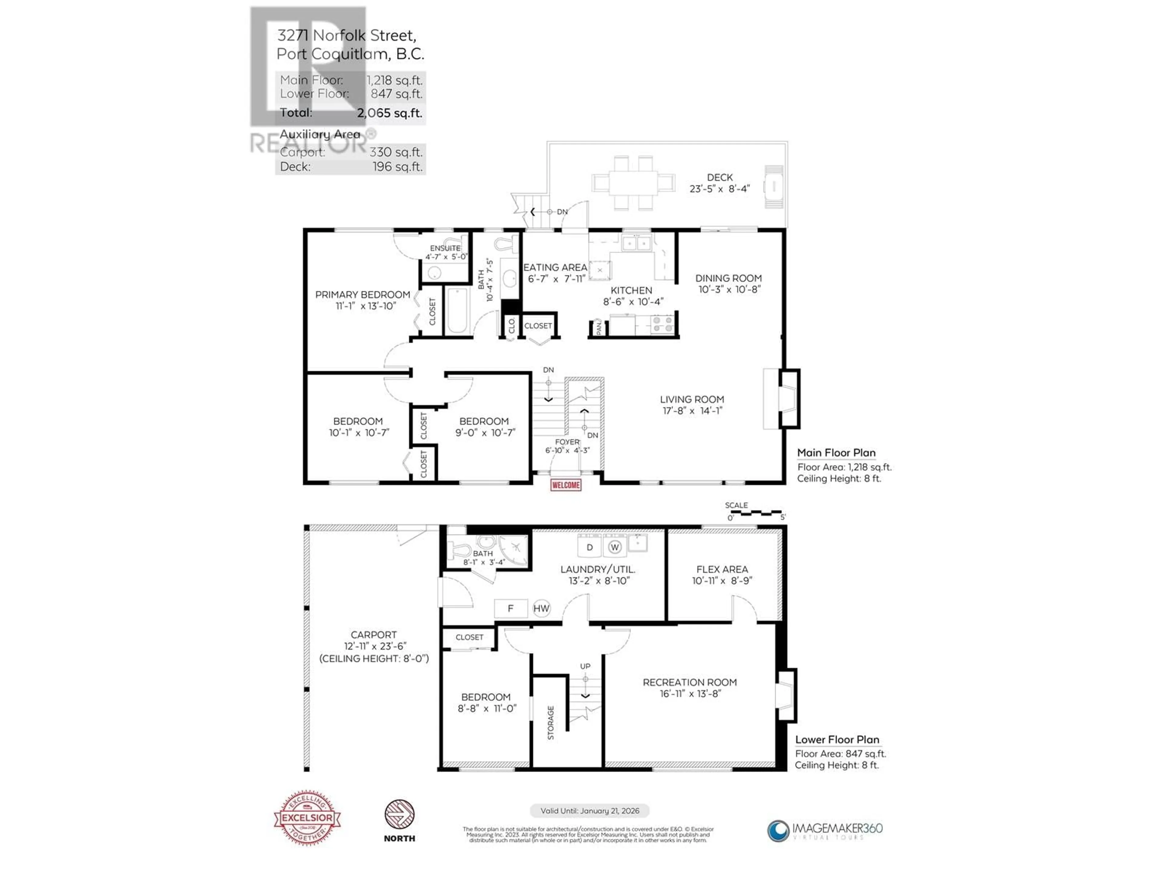 Floor plan for 3271 NORFOLK STREET, Port Coquitlam British Columbia V3B3J2