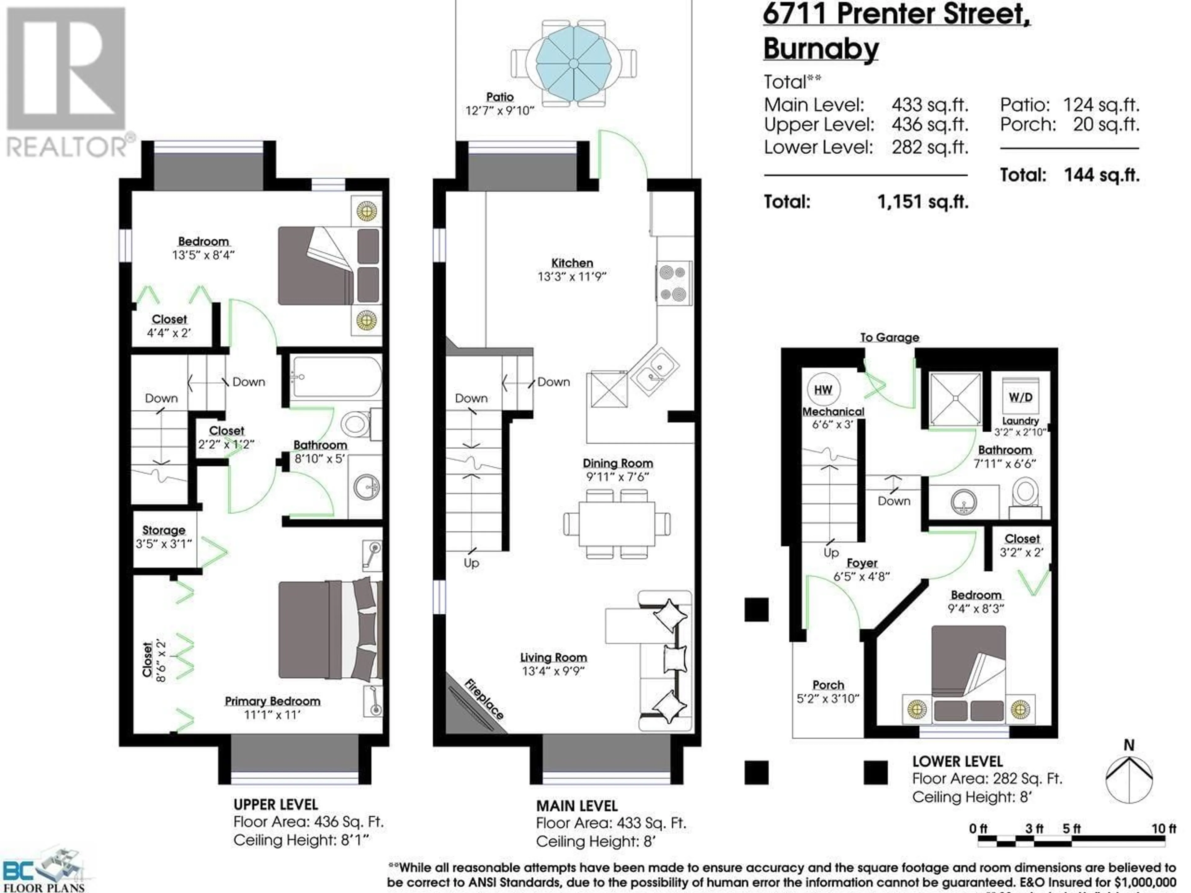 Floor plan for 6711 PRENTER STREET, Burnaby British Columbia V5E4K5