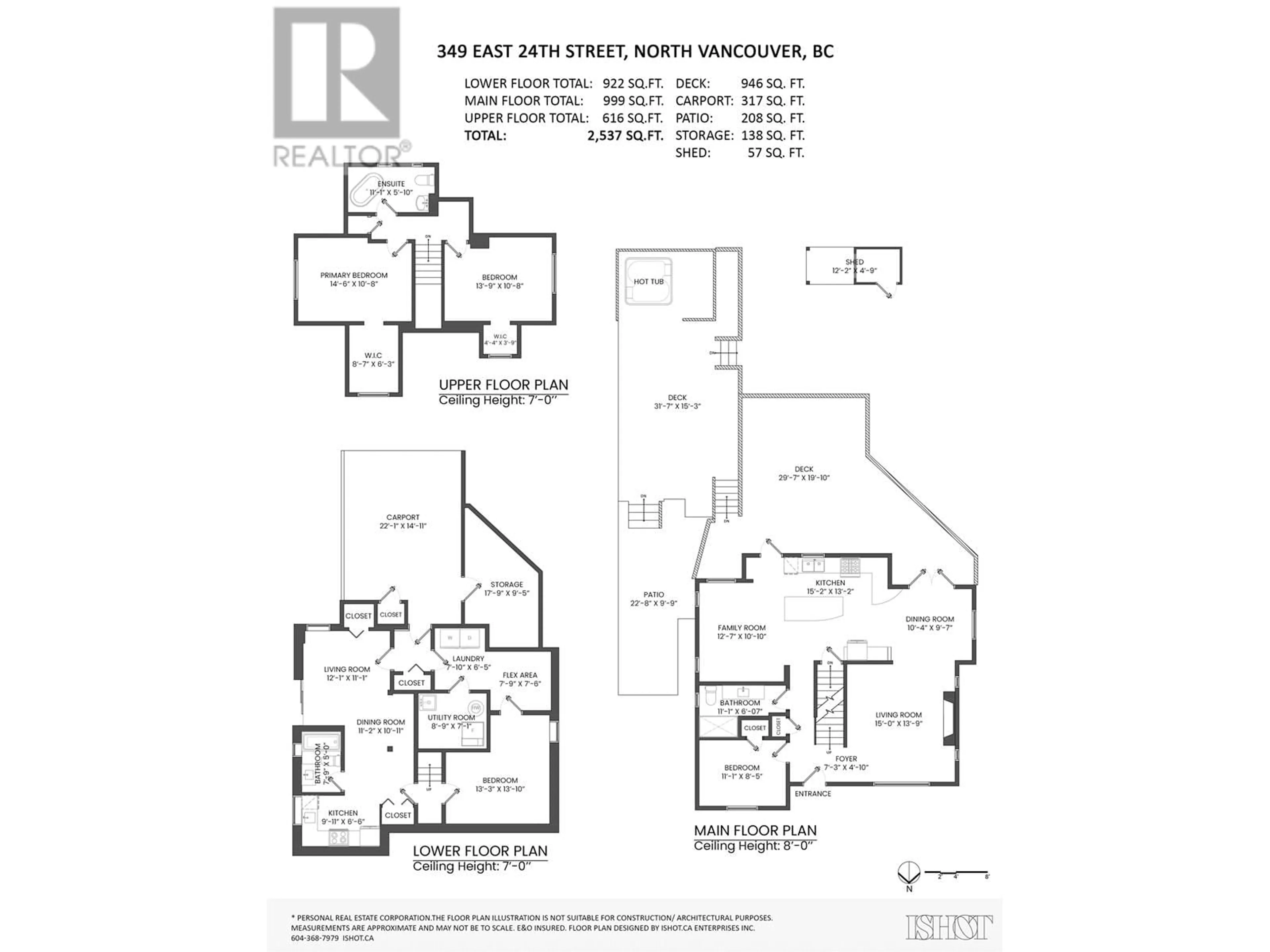 Floor plan for 349 24TH STREET, North Vancouver British Columbia V7L3E9