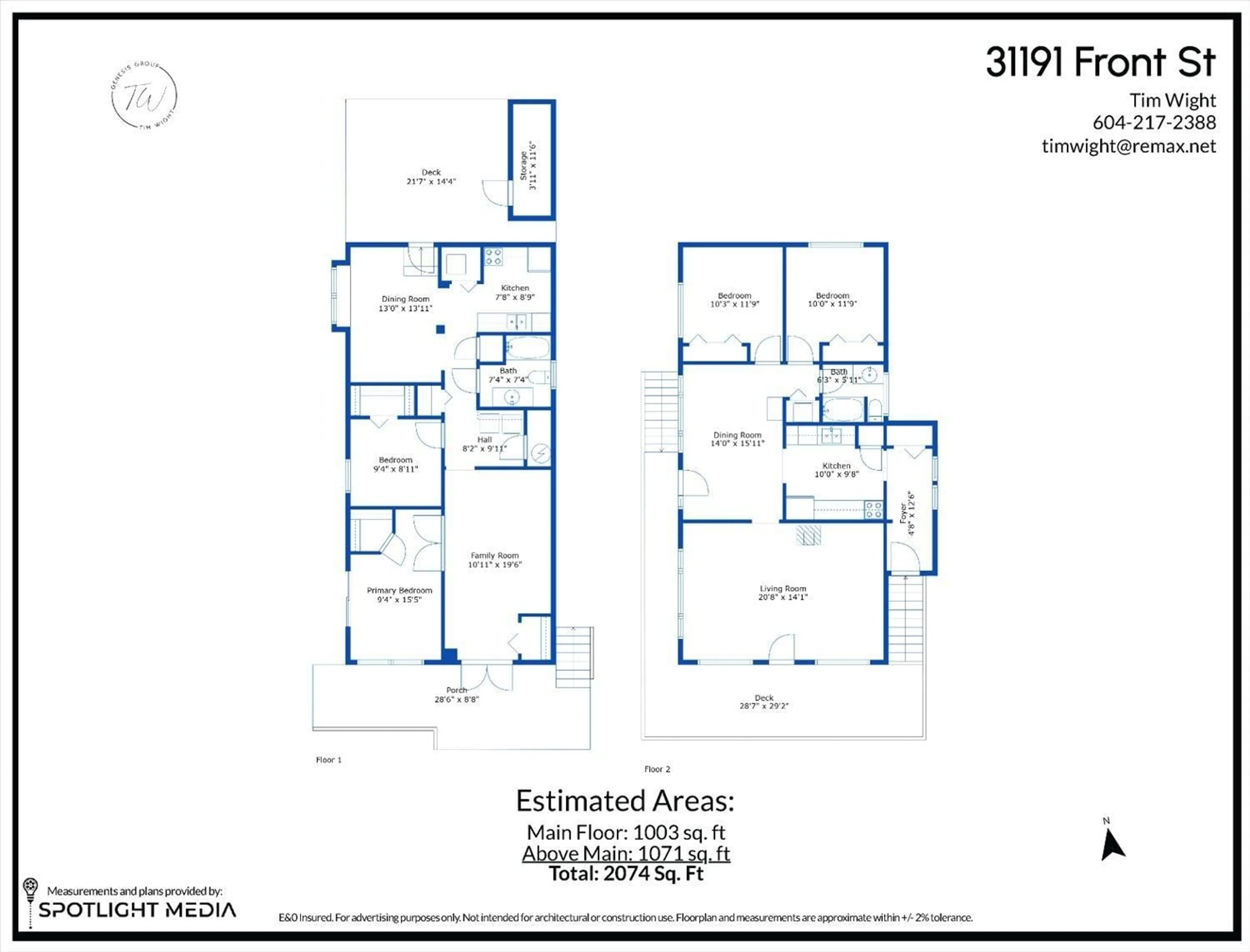 Floor plan for 31191 FRONT STREET, Yale British Columbia V0K2S0