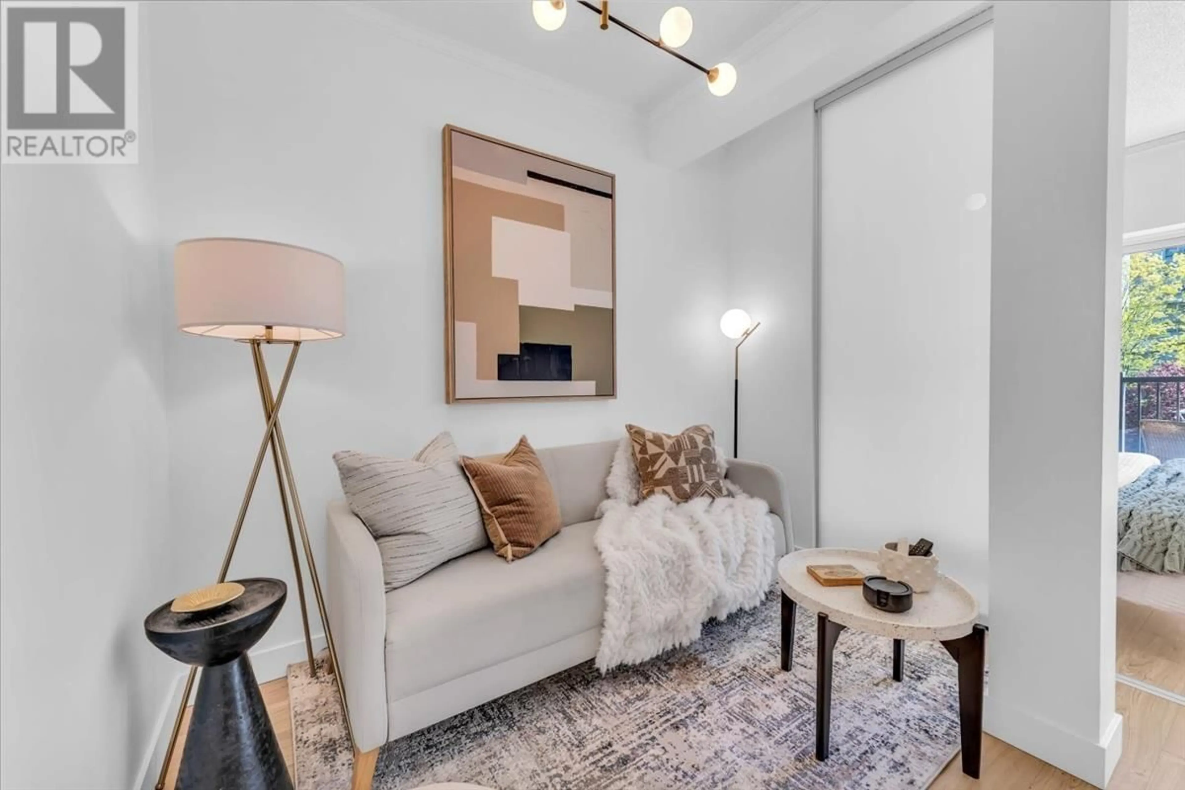 Living room with furniture, unknown for 412 - 1655 NELSON STREET, Vancouver British Columbia V6G1M4