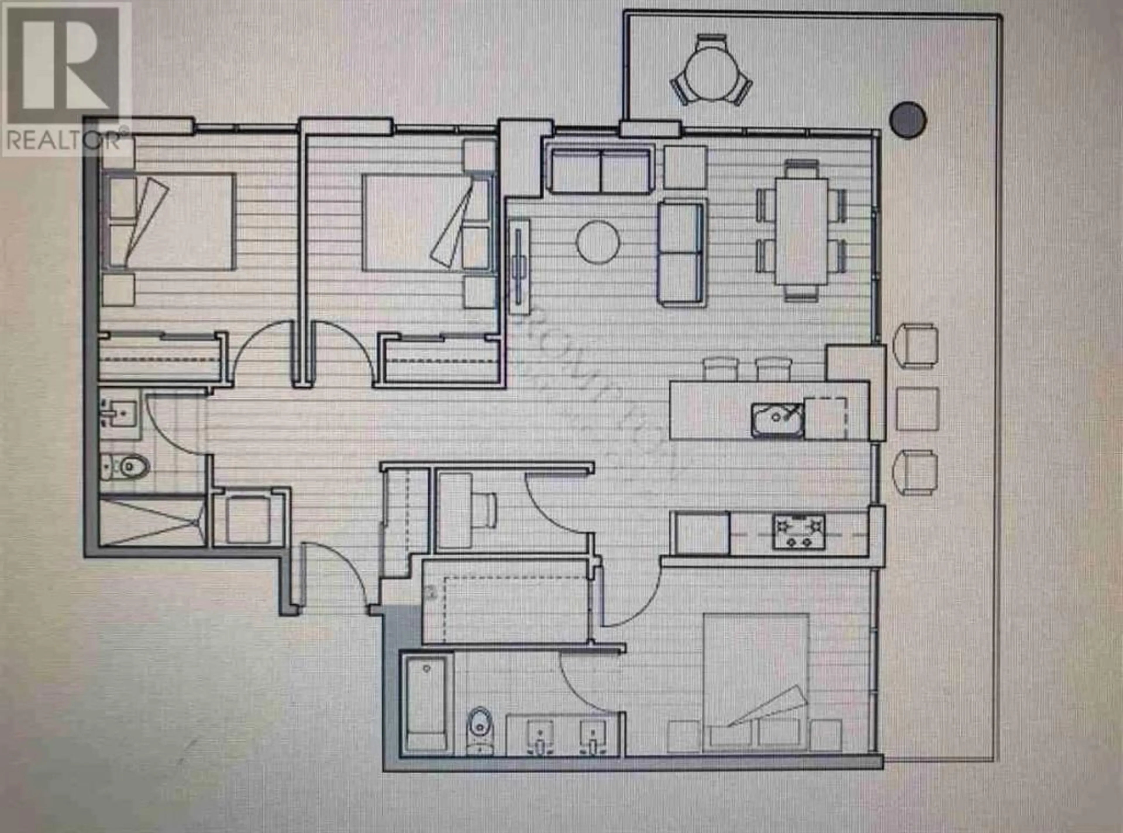 Floor plan for 1503 - 433 MARINE DRIVE, Vancouver British Columbia V5X0H5
