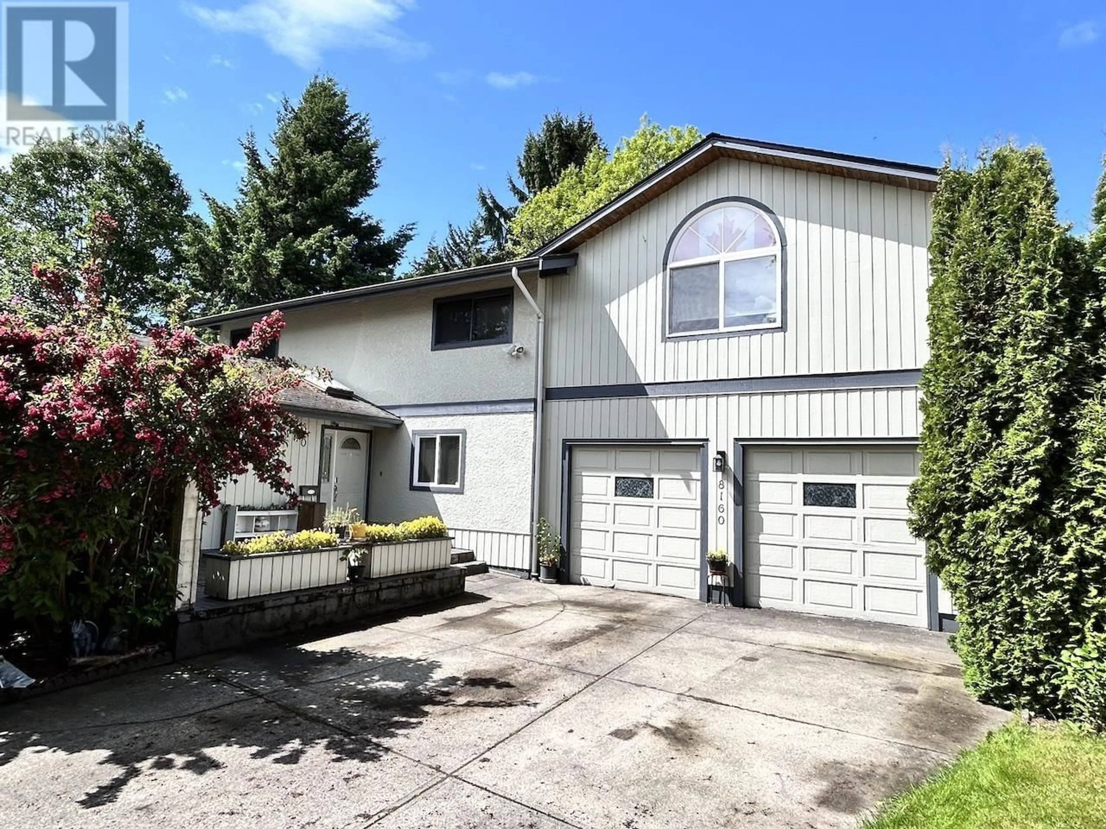 Home with vinyl exterior material, street for 8160 ROSEBANK CRESCENT, Richmond British Columbia V7A2K6