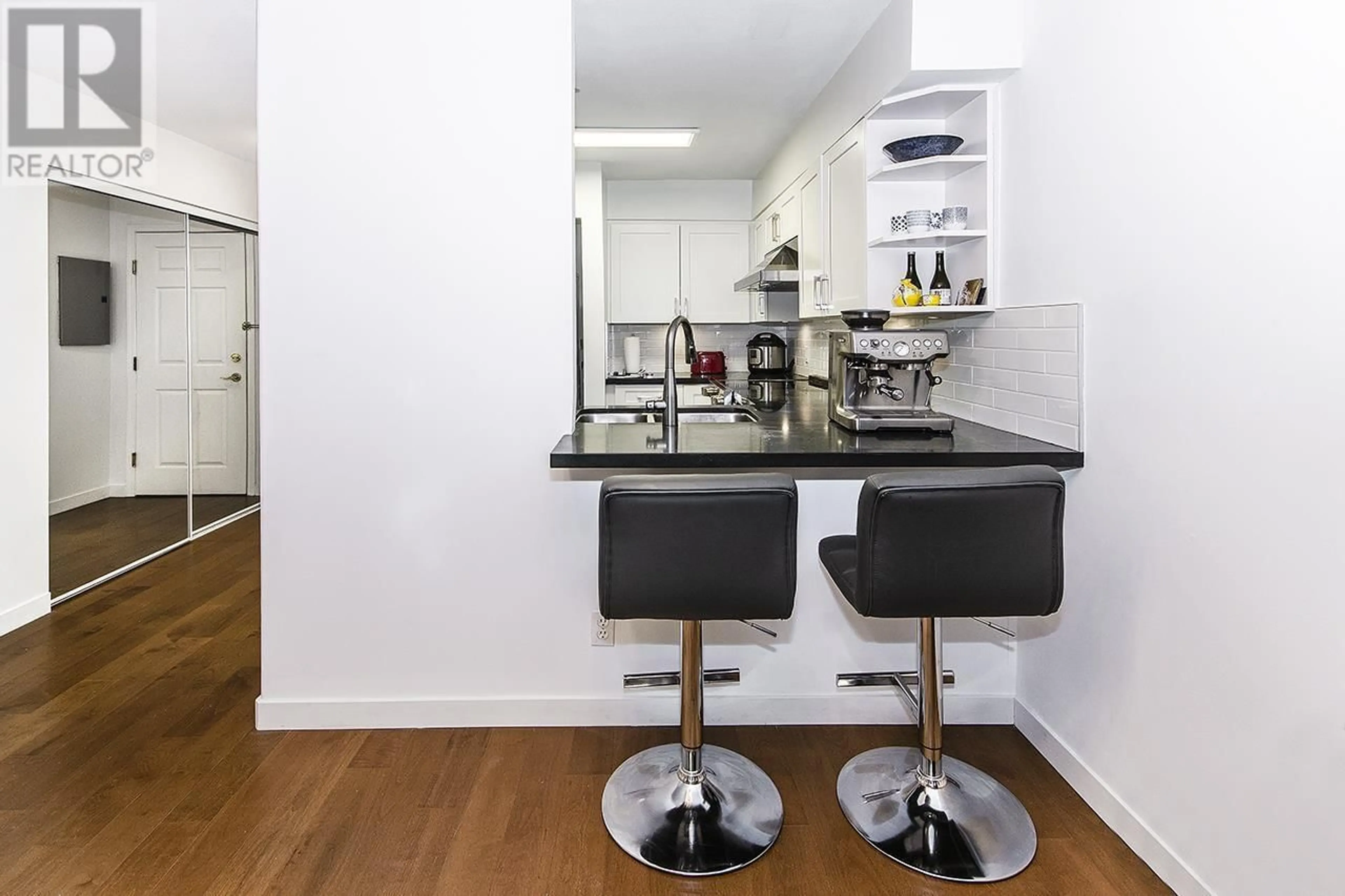 Standard kitchen, wood/laminate floor for 210 - 5788 VINE STREET, Vancouver British Columbia V6M4L8