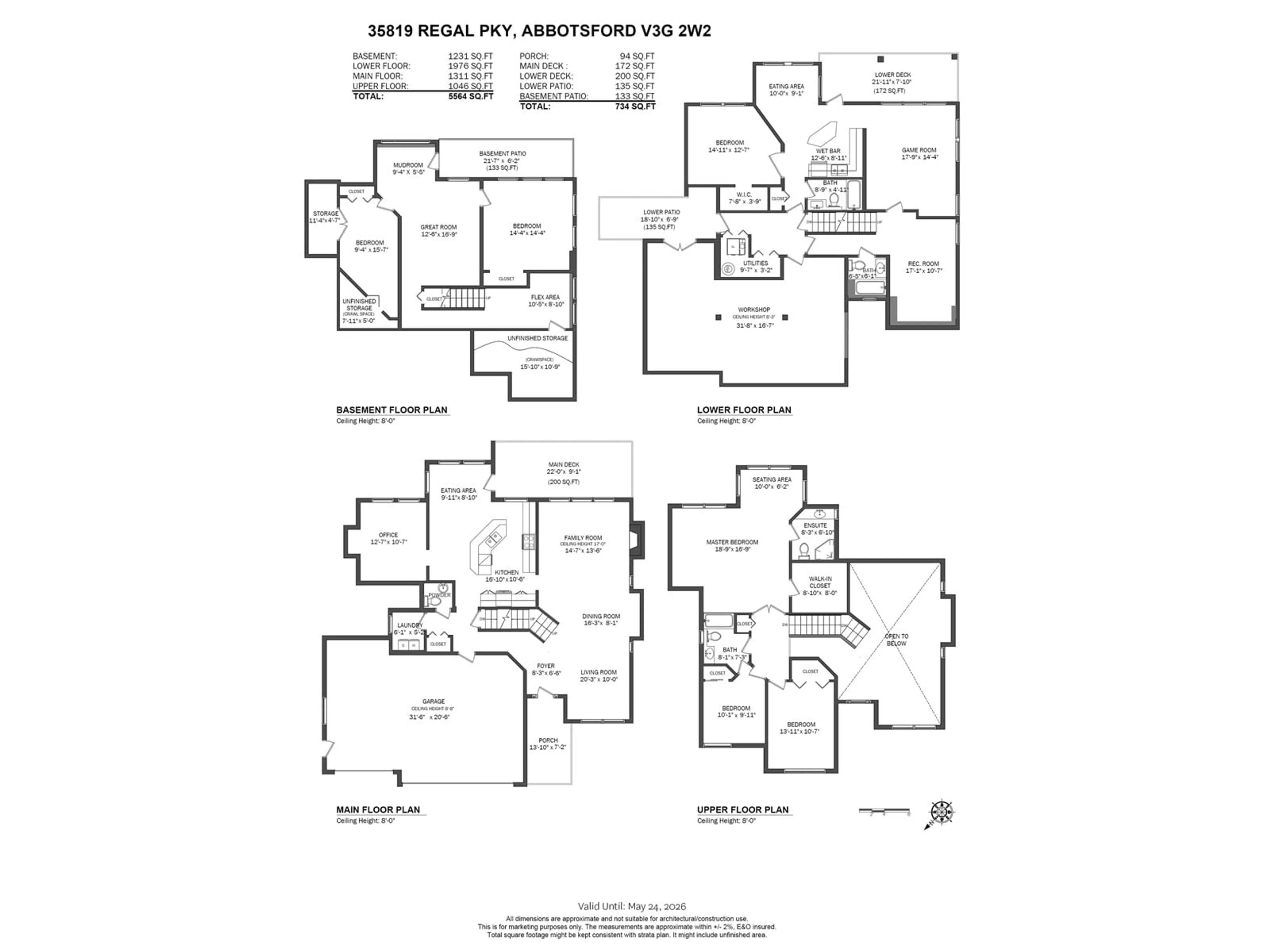 Floor plan for 35819 REGAL, Abbotsford British Columbia V3G2W2