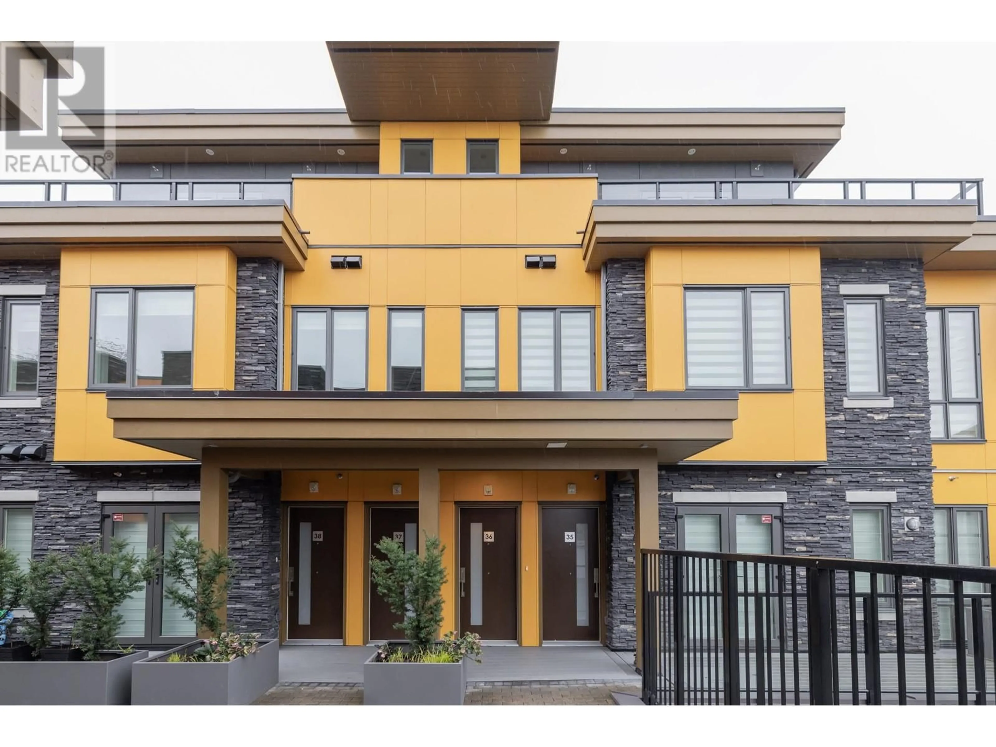 Home with brick exterior material, street for 36 - 7567 OAK STREET, Vancouver British Columbia V6P4A4