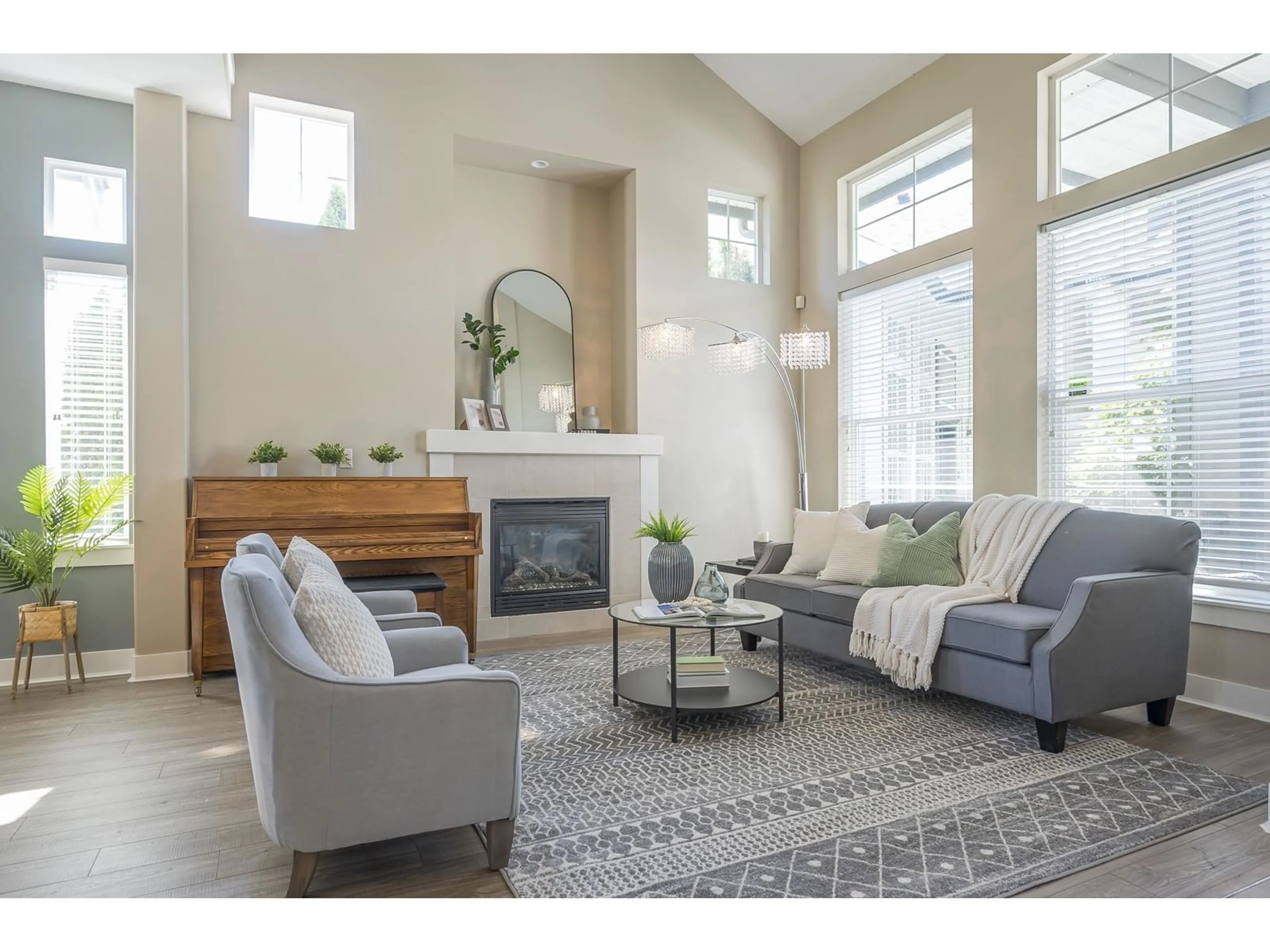 Living room with furniture, unknown for 6830 196B, Langley British Columbia V2Y3H2