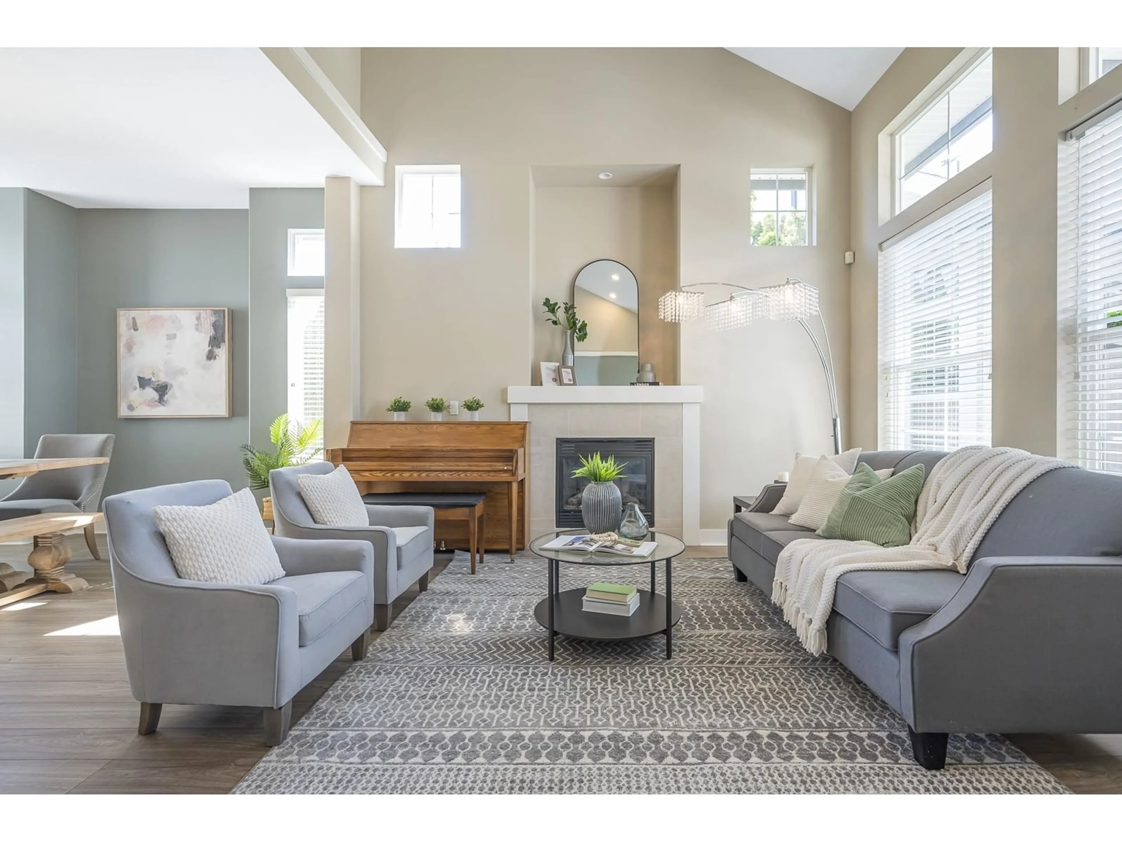 Living room with furniture, unknown for 6830 196B, Langley British Columbia V2Y3H2