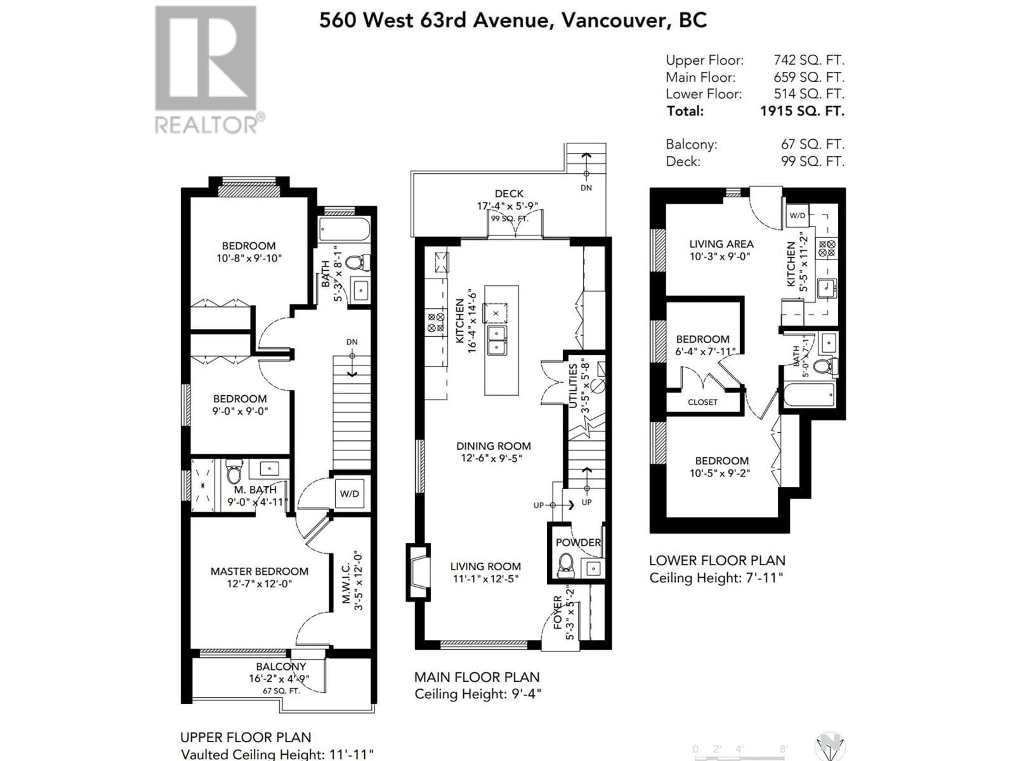 Floor plan for 560 63RD AVENUE, Vancouver British Columbia V6P2G8