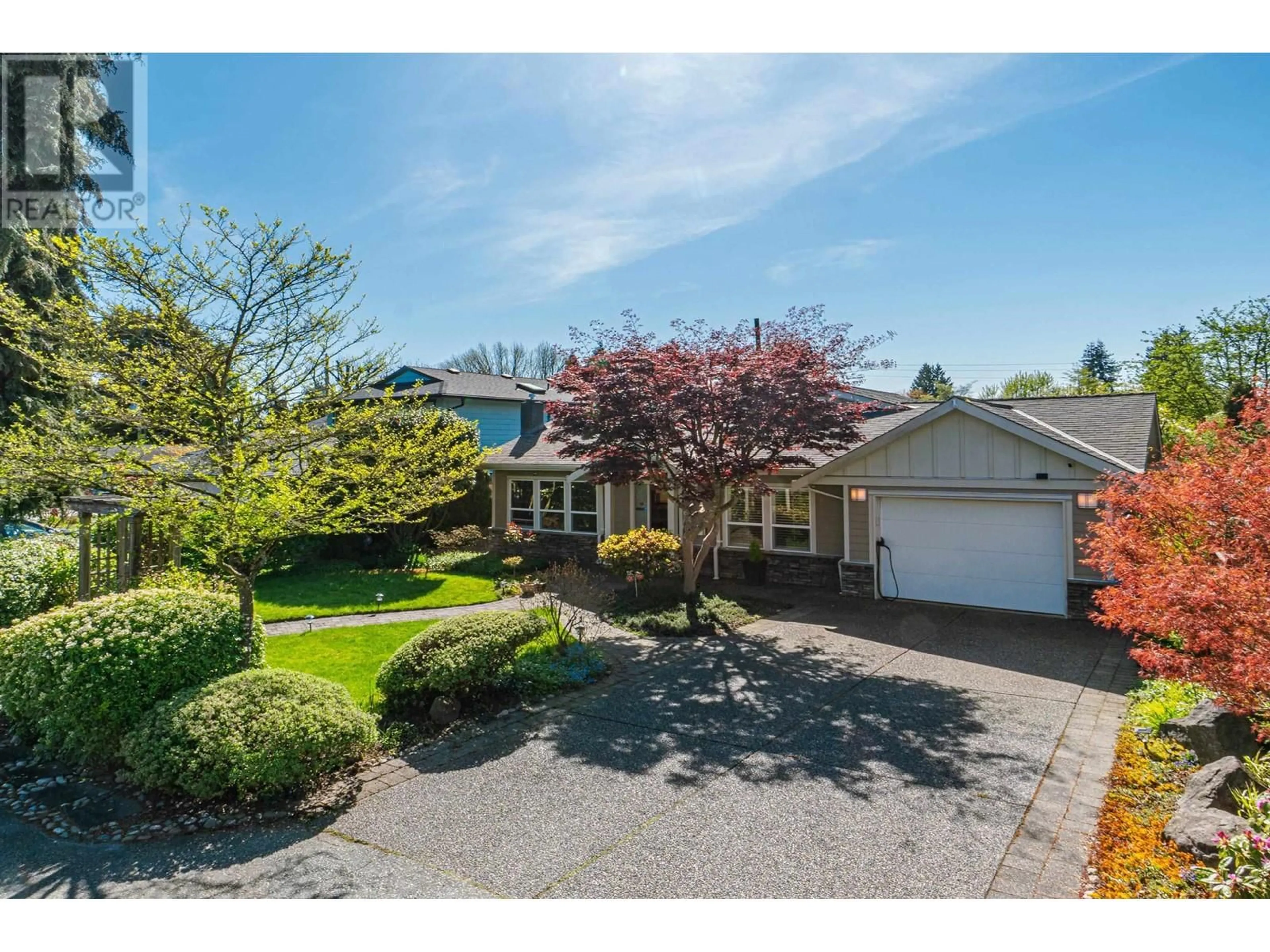 A pic from outside/outdoor area/front of a property/back of a property/a pic from drone, street for 1325 FERNWOOD CRESCENT, North Vancouver British Columbia V7P1K3