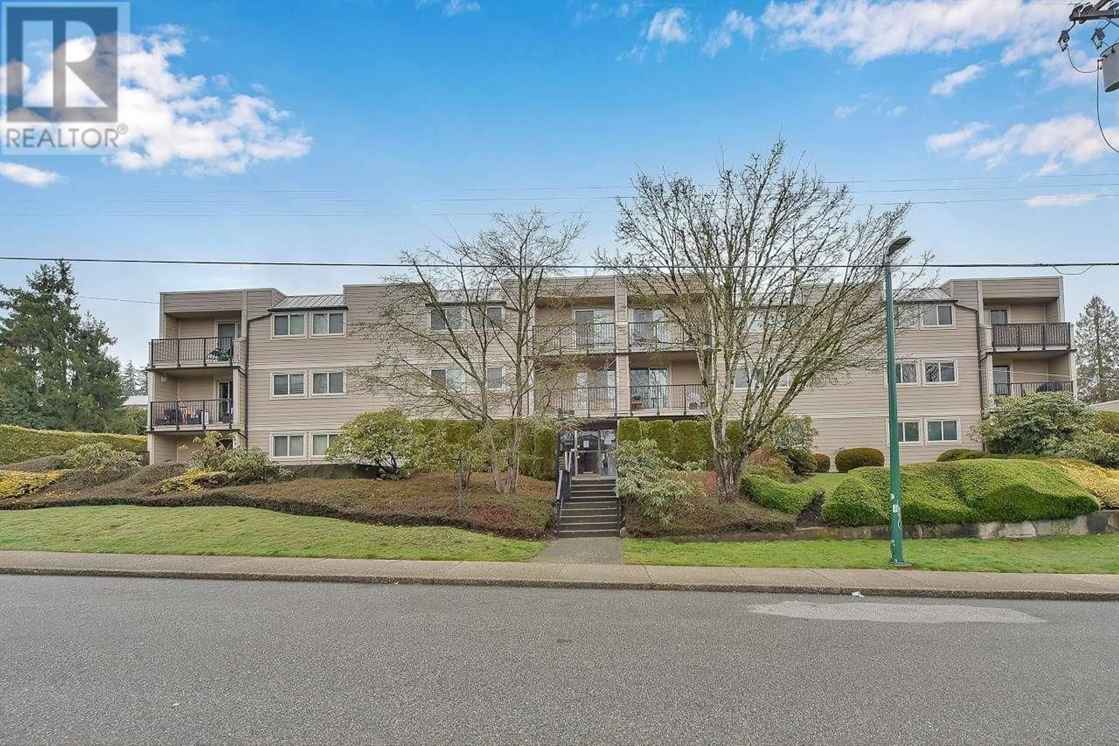 A pic from outside/outdoor area/front of a property/back of a property/a pic from drone, street for 307 - 1103 HOWIE AVENUE, Coquitlam British Columbia V3J1T9