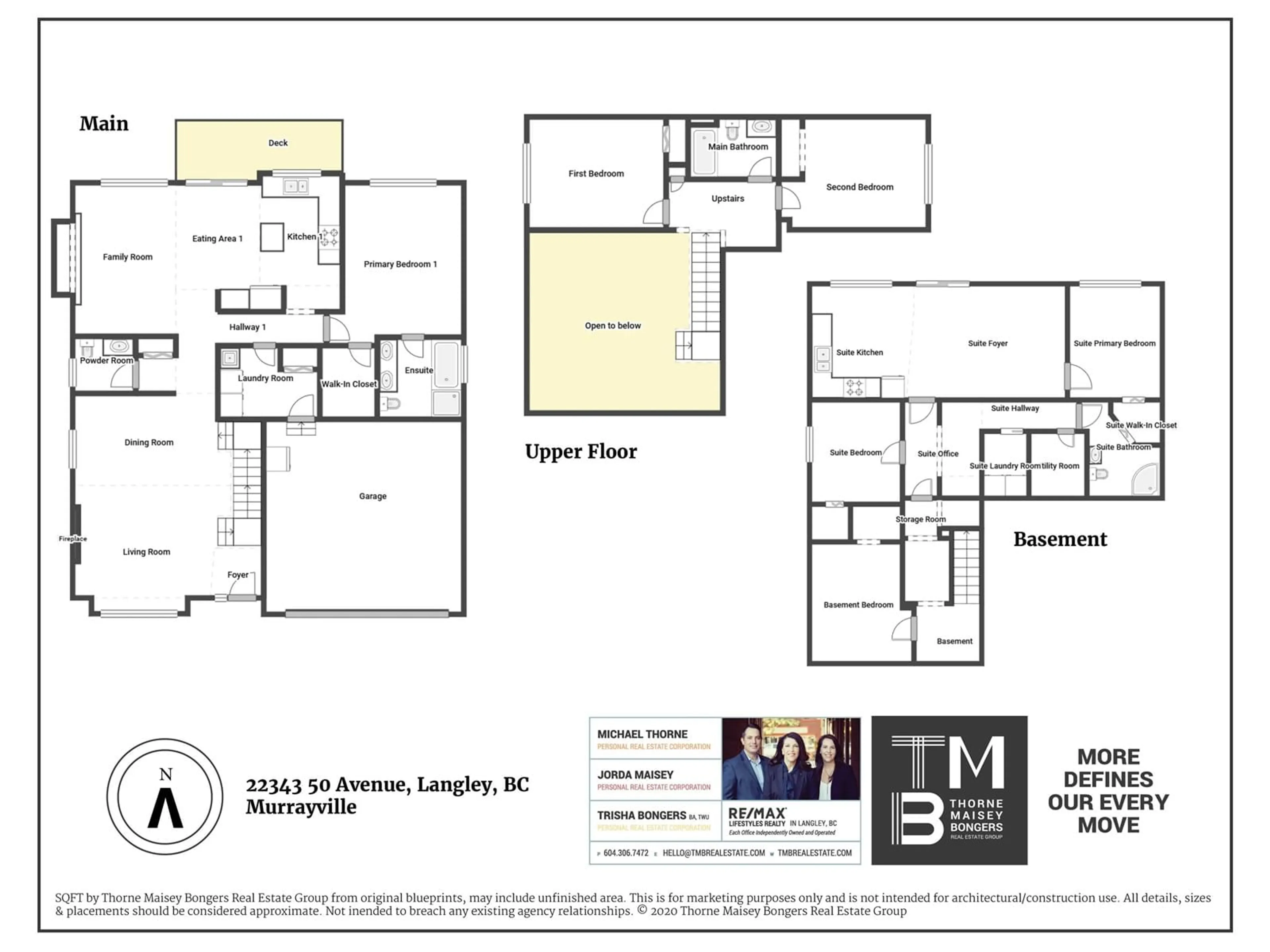 Floor plan for 22343 50, Langley British Columbia V2Y2V4