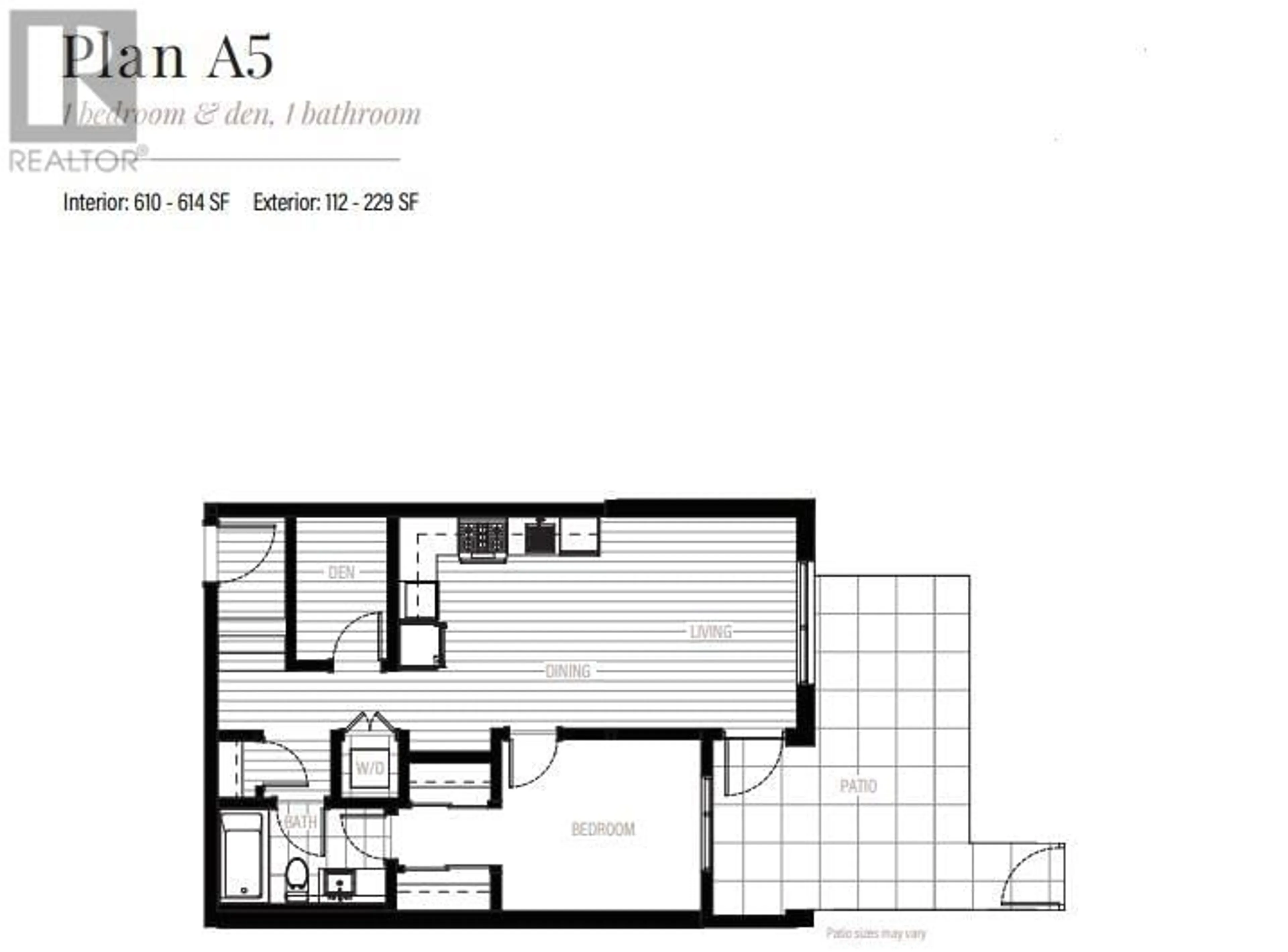 Floor plan for 110 - 645 COMO LAKE AVENUE, Coquitlam British Columbia V3J0N9