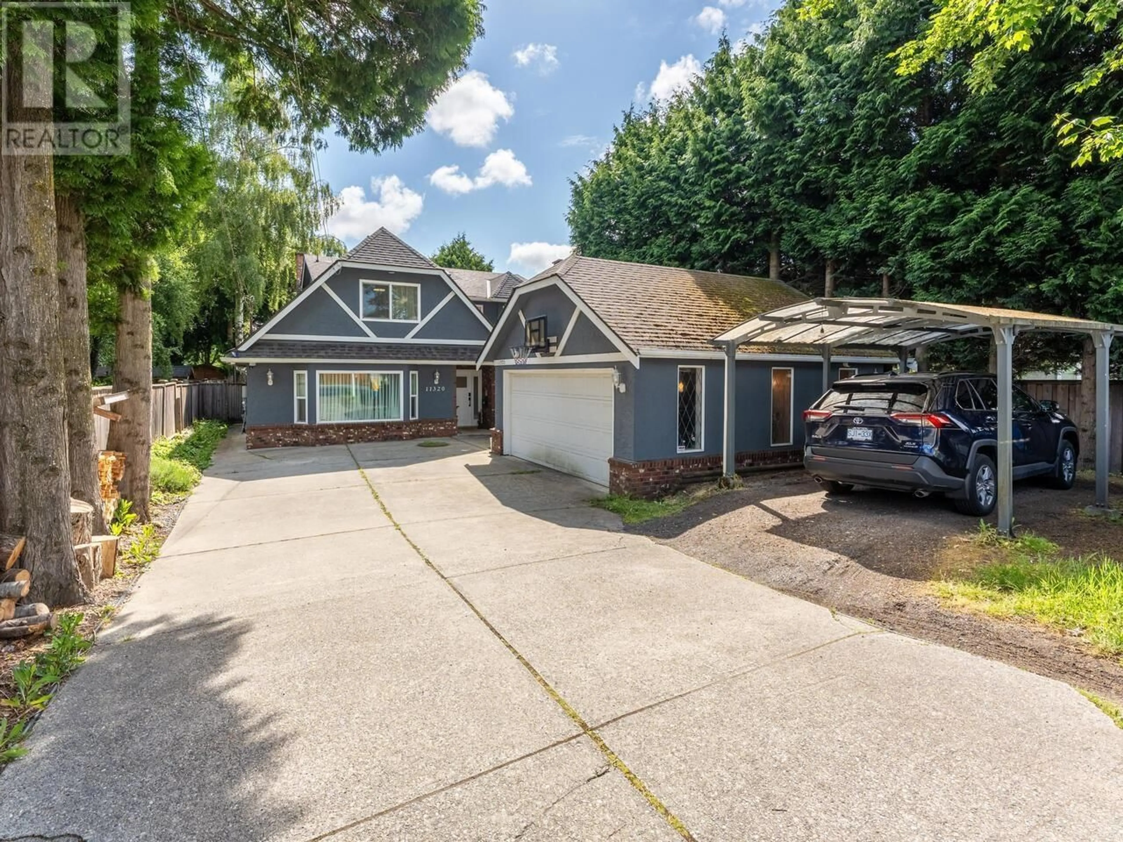 A pic from outside/outdoor area/front of a property/back of a property/a pic from drone, street for 11320 NO. 1 ROAD, Richmond British Columbia V7E1S5
