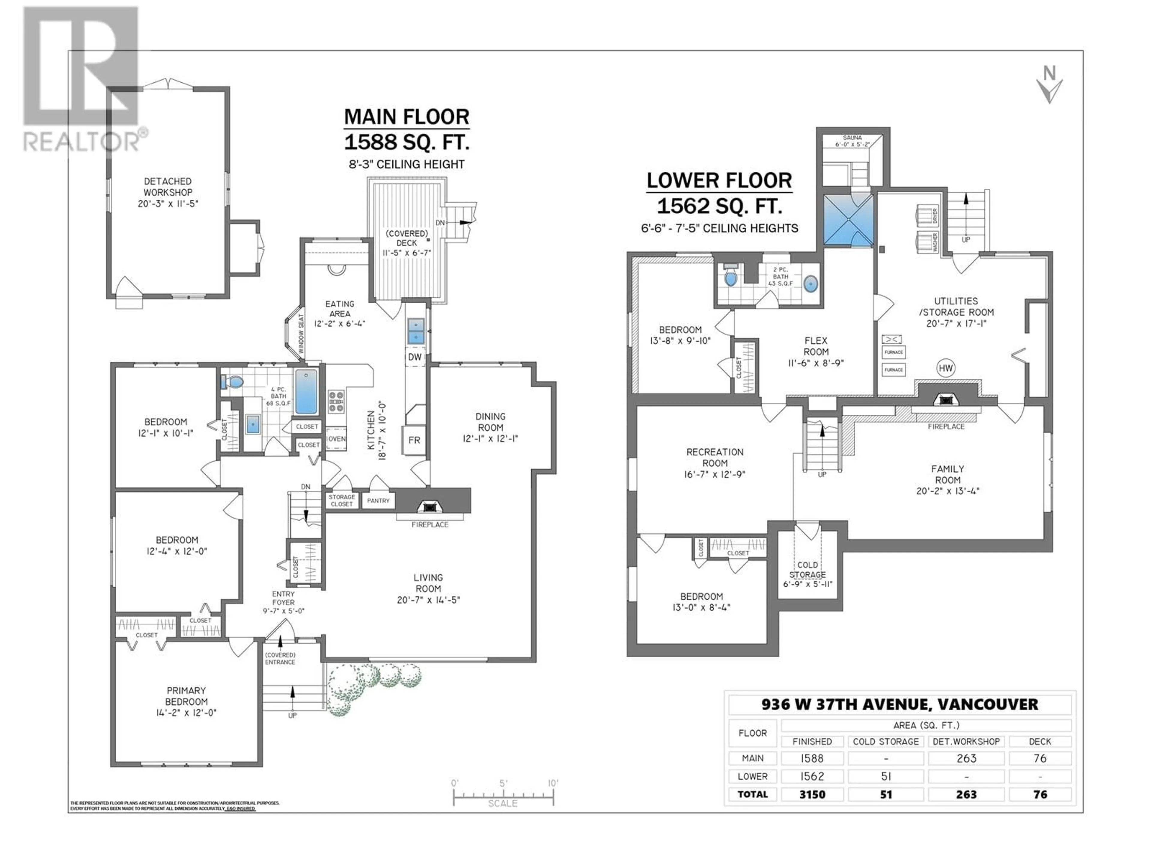 Floor plan for 936 37TH AVENUE, Vancouver British Columbia V5Z2L5