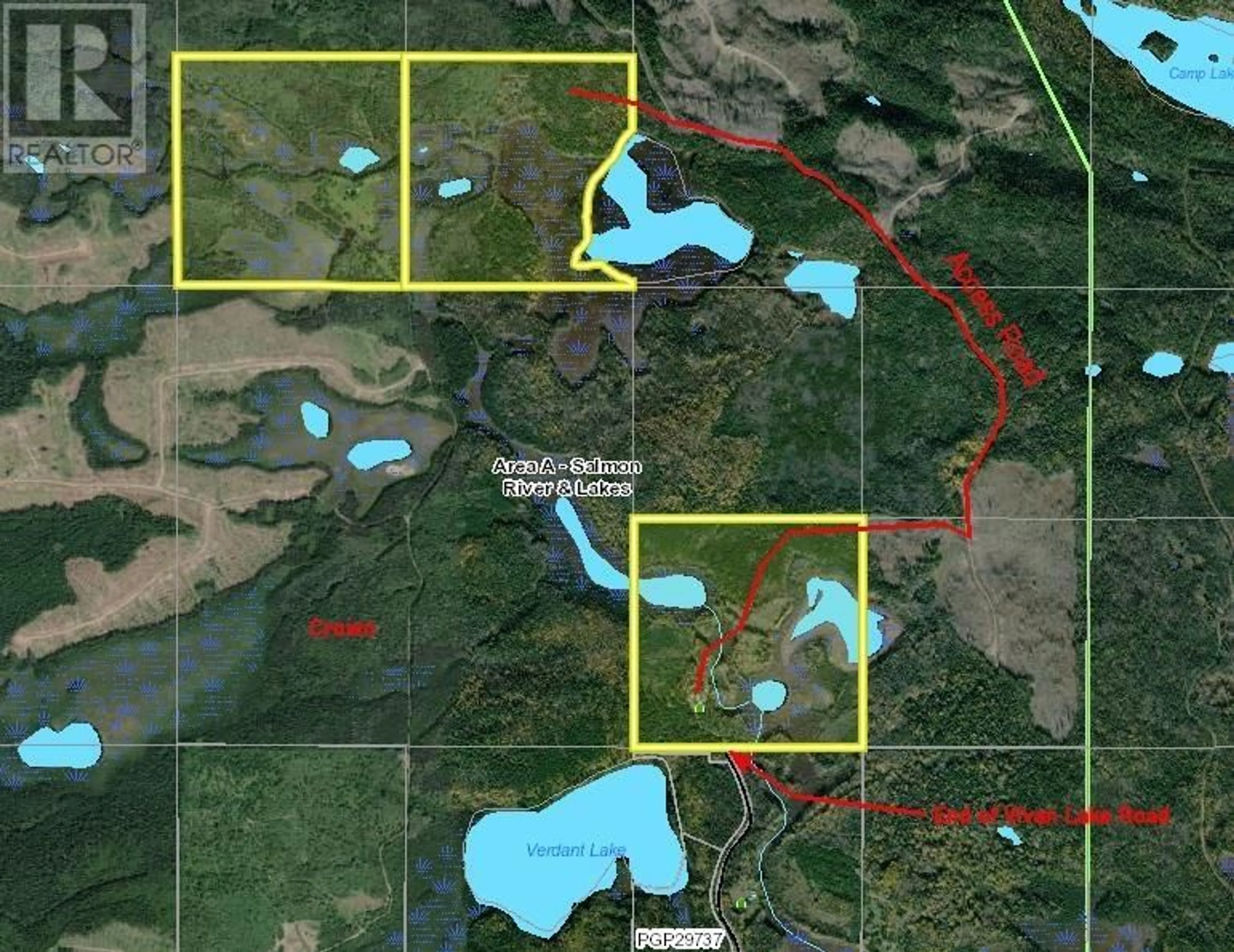 Picture of a map for 12450 VIVIAN LAKE ROAD, Prince George British Columbia V2K5N2