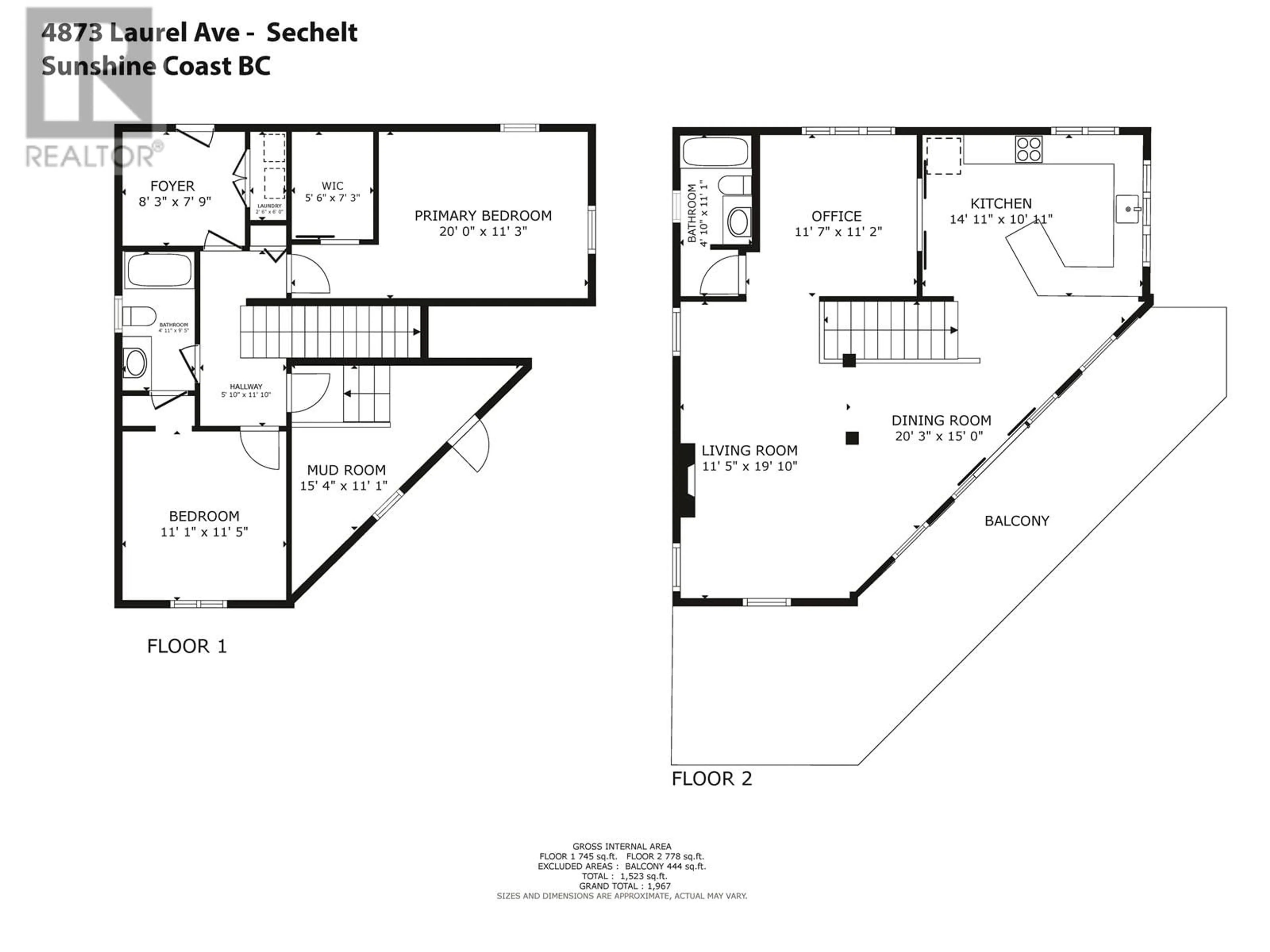 Floor plan for 4873 LAUREL AVENUE, Sechelt British Columbia V7Z0B5