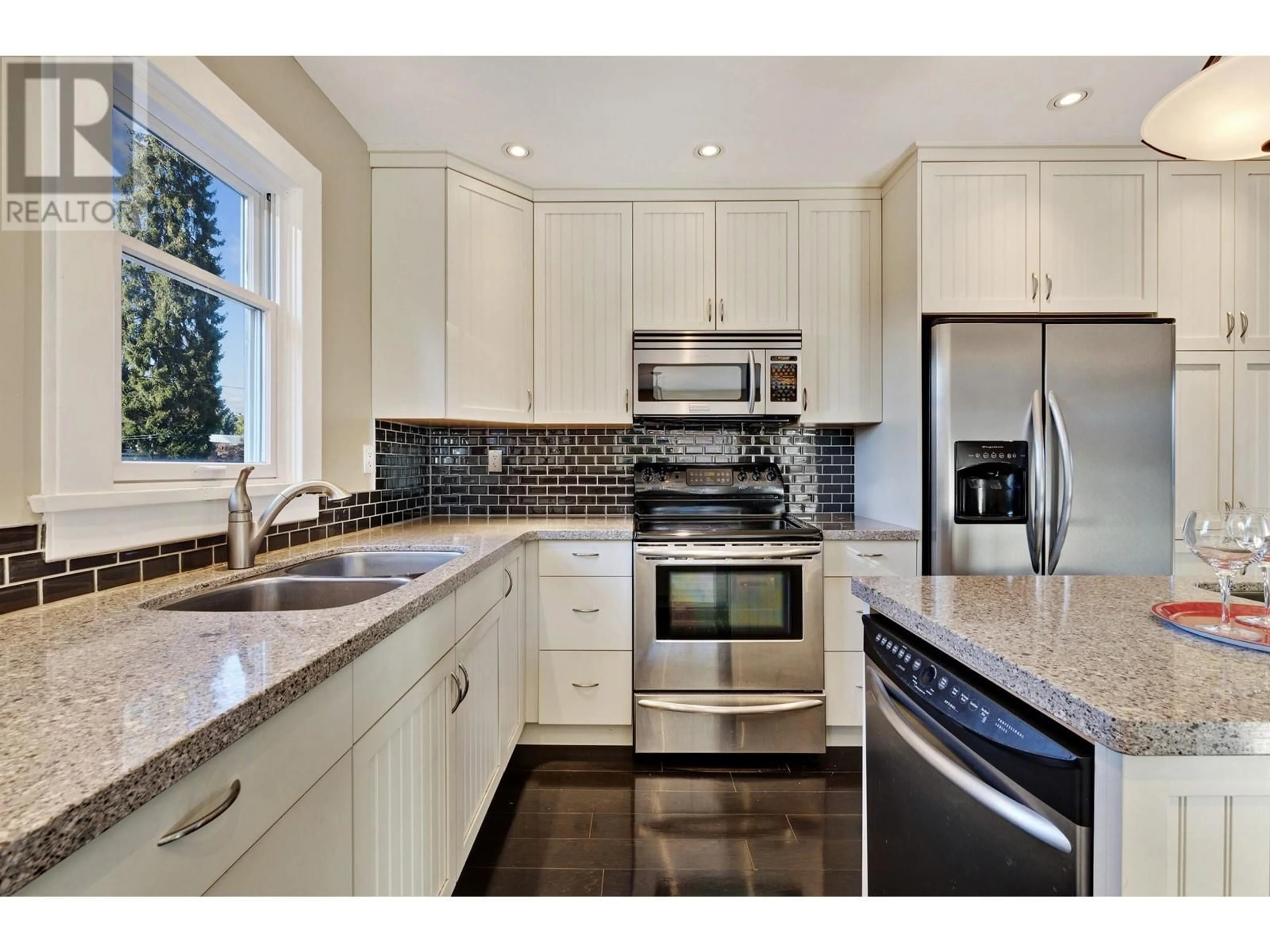 Open concept kitchen, ceramic/tile floor for 805 LONGLAC STREET, Coquitlam British Columbia V3J5J7