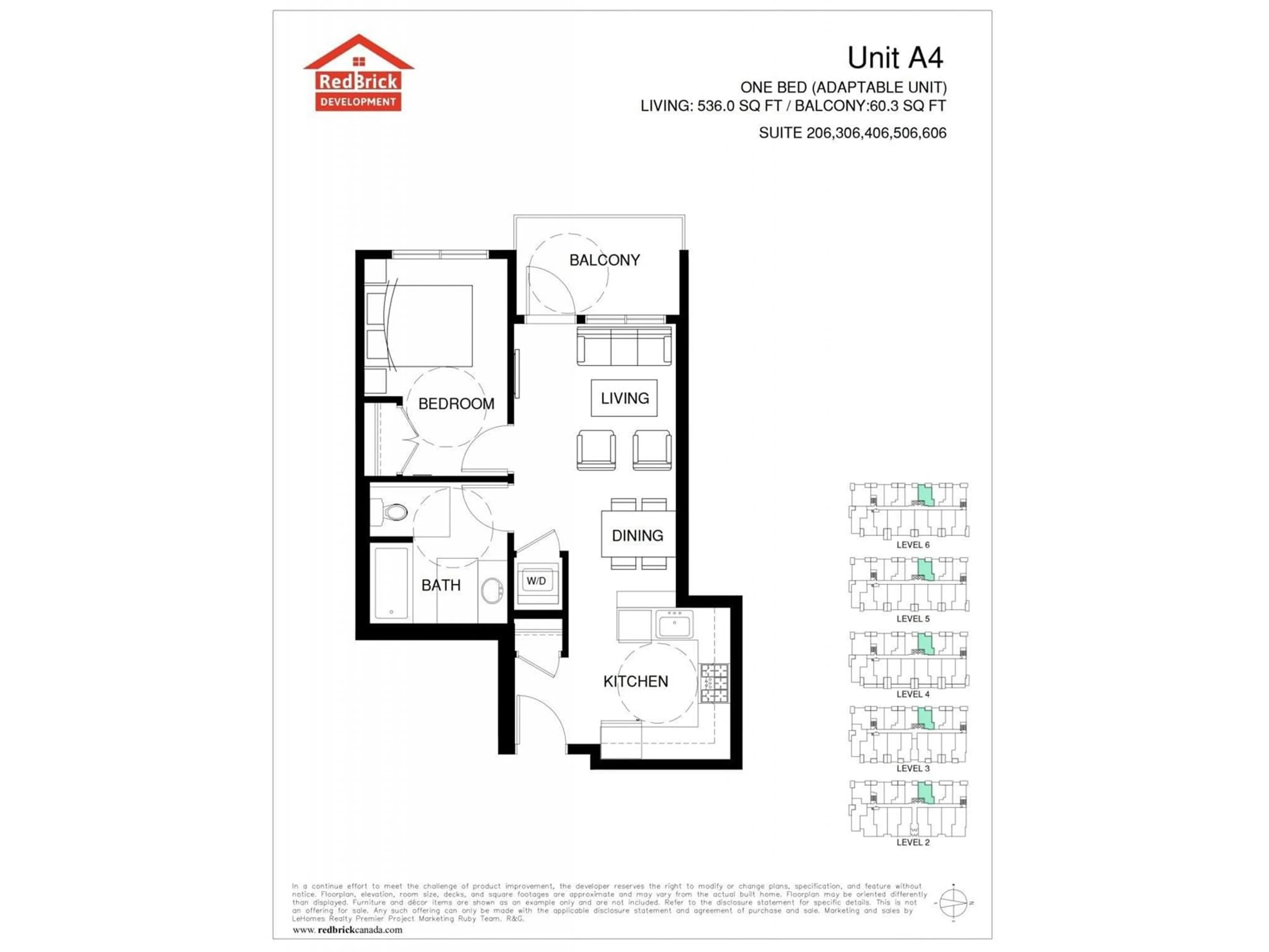 Floor plan for 506 - 10661 137A, Surrey British Columbia V3T4J7