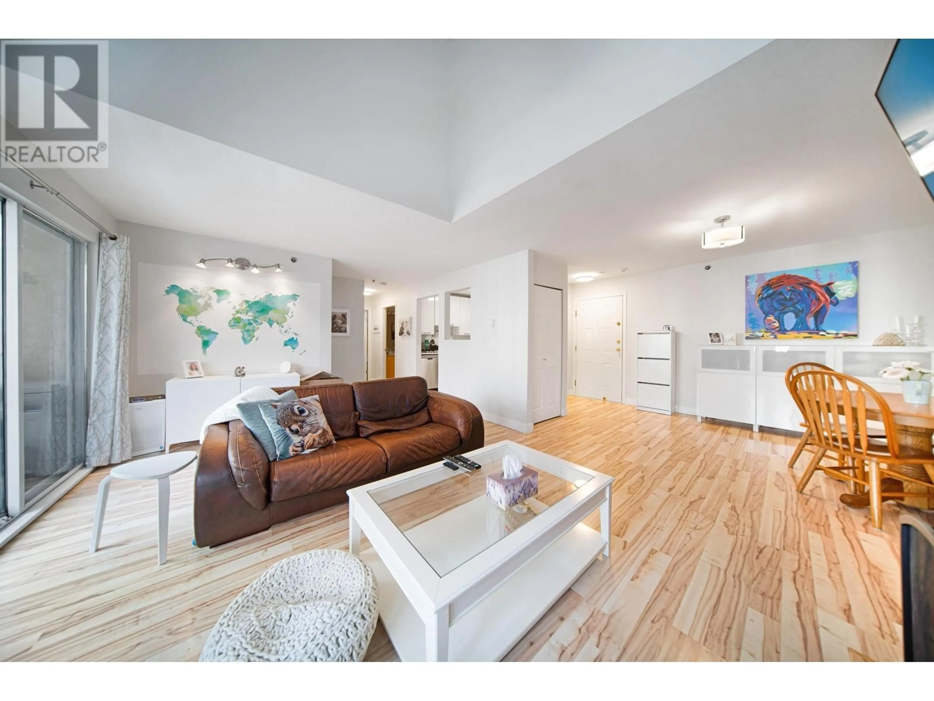 Living room with furniture, wood/laminate floor for 305 - 1175 HEFFLEY CRESCENT, Coquitlam British Columbia V3B7J2