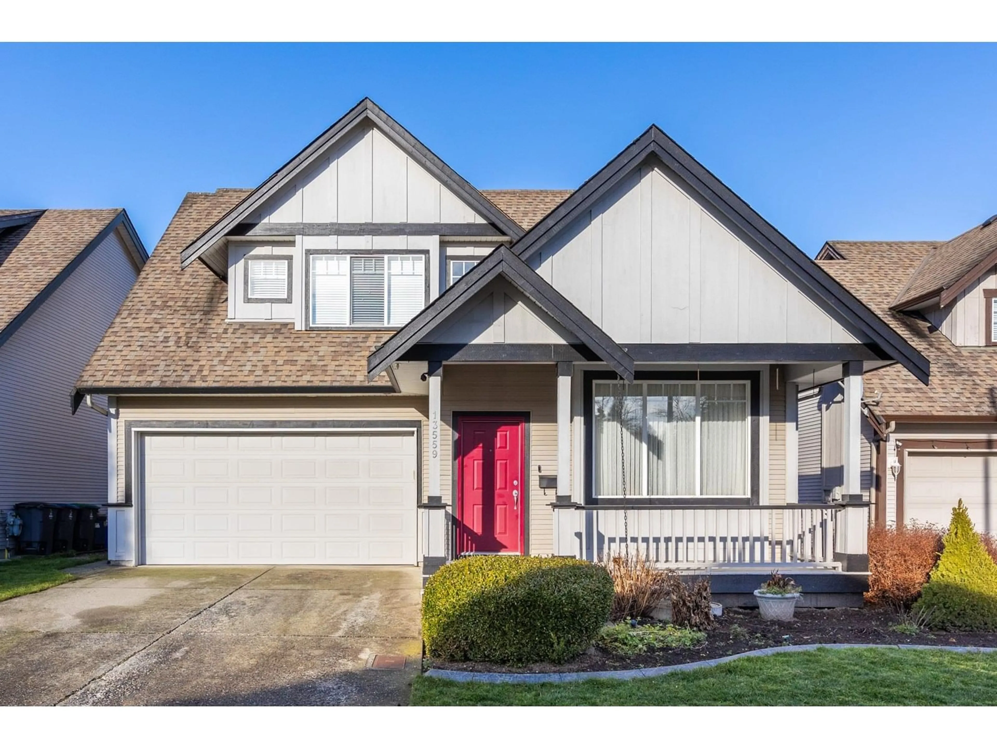 Home with vinyl exterior material, street for 13559 62B, Surrey British Columbia V3X3R8