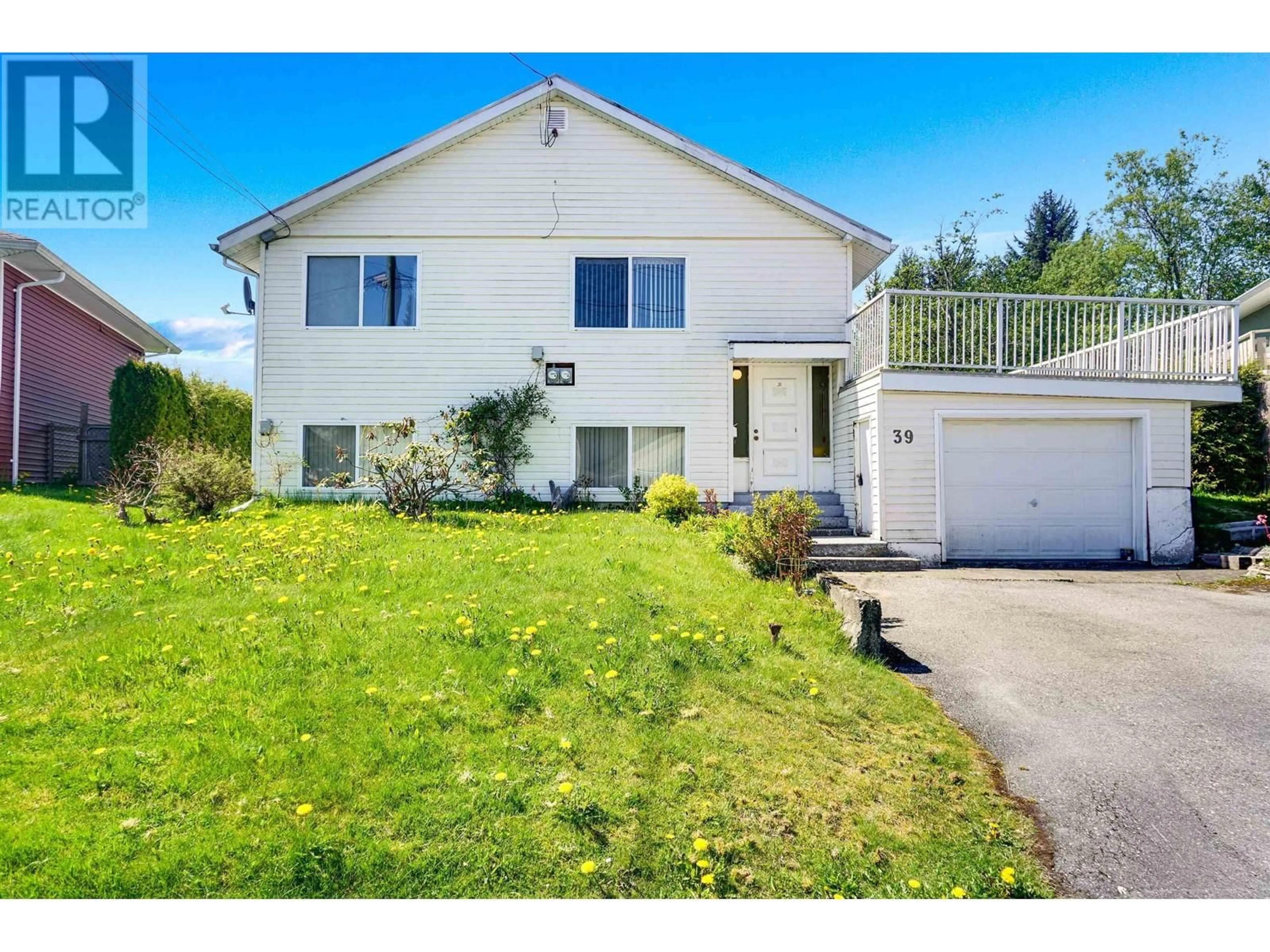 Home with vinyl exterior material, street for 39 WOHLER STREET, Kitimat British Columbia V8C1H7