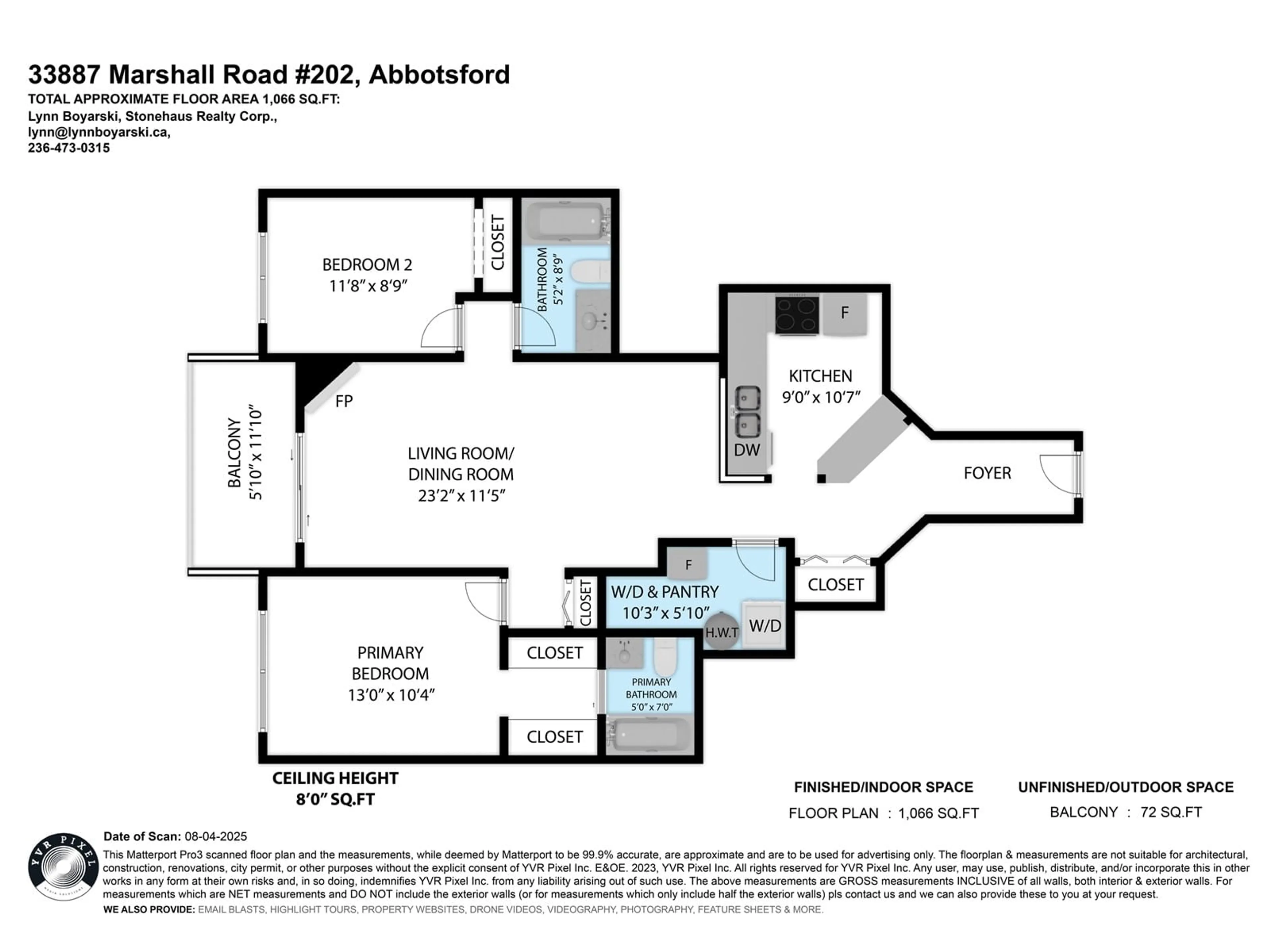 Floor plan for 202 - 33887 MARSHALL, Abbotsford British Columbia V2S1L6