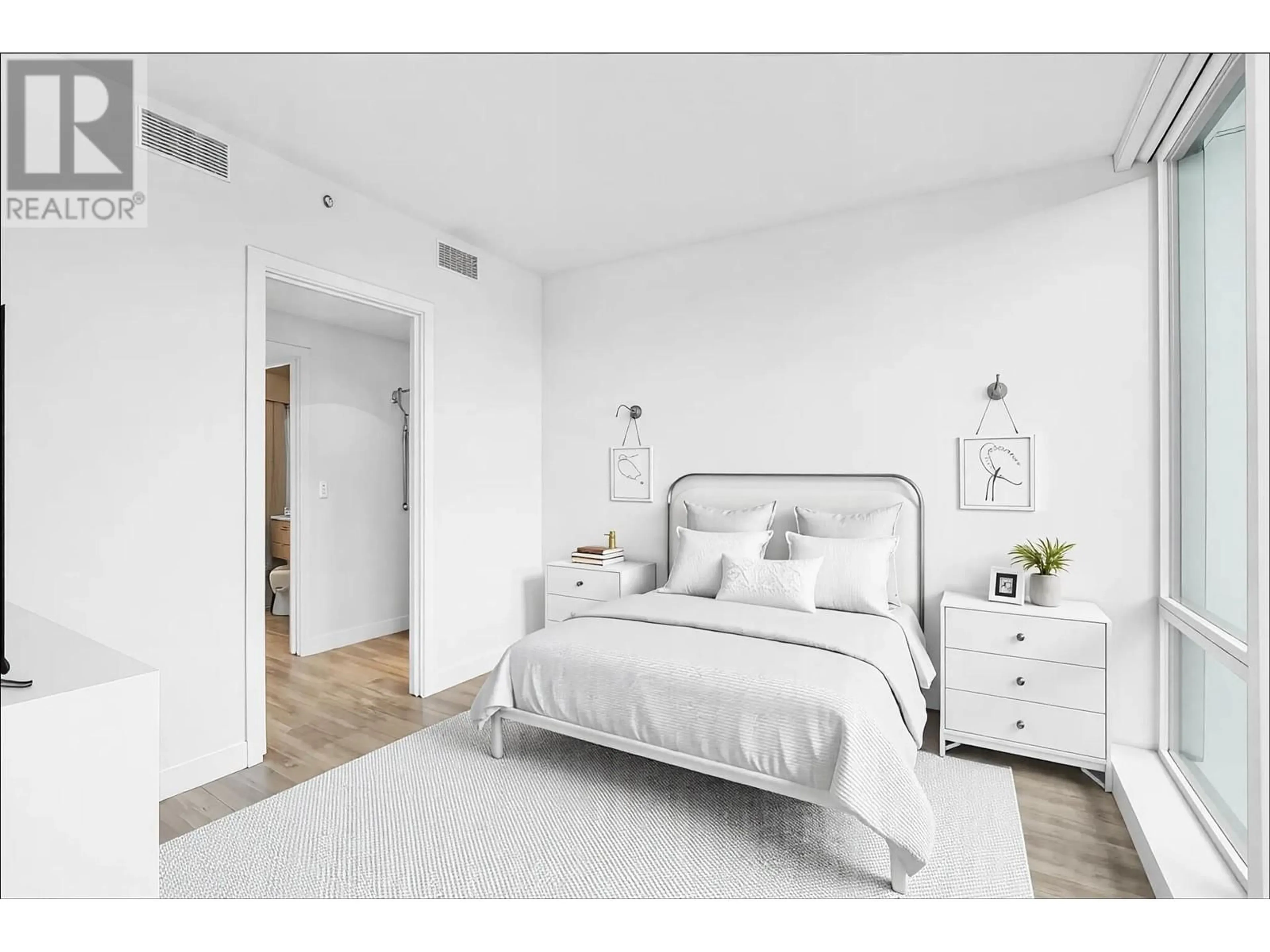 Bedroom with bed, unknown for 901 - 1500 FERN STREET, North Vancouver British Columbia V7J0A9