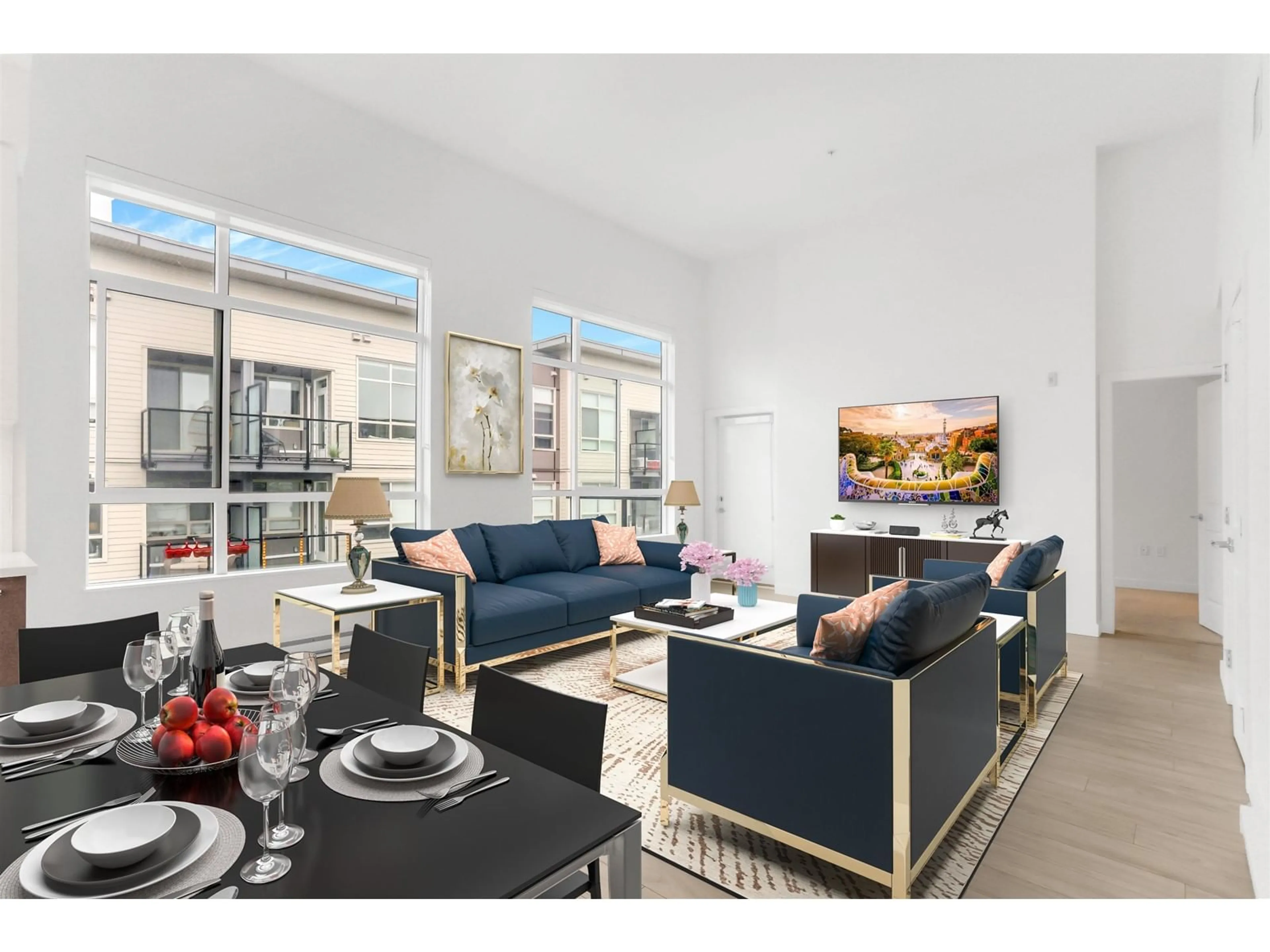 Living room with furniture, unknown for A602 - 20834 80, Langley British Columbia V2Y3M3