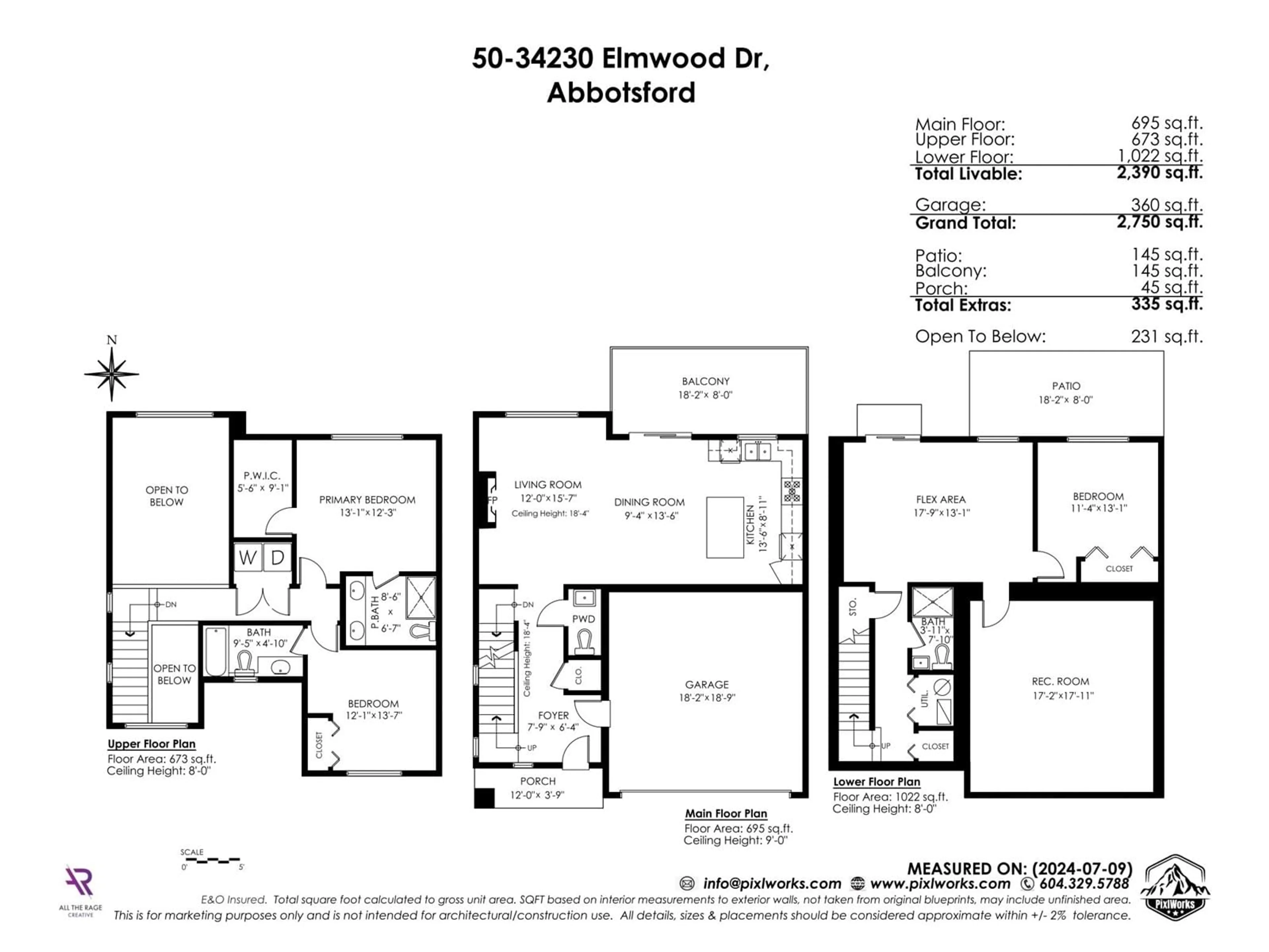 Floor plan for 50 - 34230 ELMWOOD, Abbotsford British Columbia V2S0J1