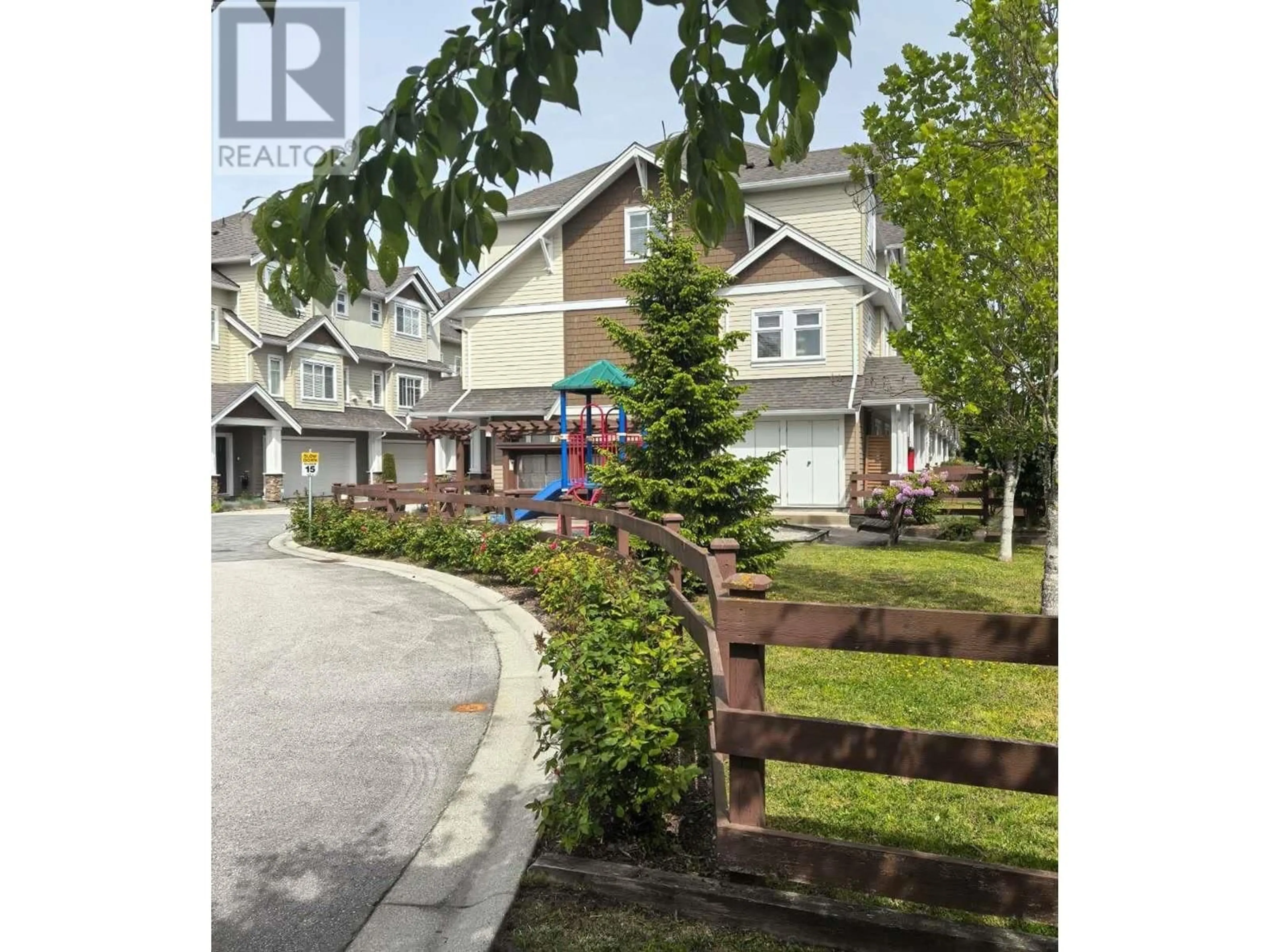 A pic from outside/outdoor area/front of a property/back of a property/a pic from drone, street for 3 - 12351 NO. 2 ROAD, Richmond British Columbia V7E0B2