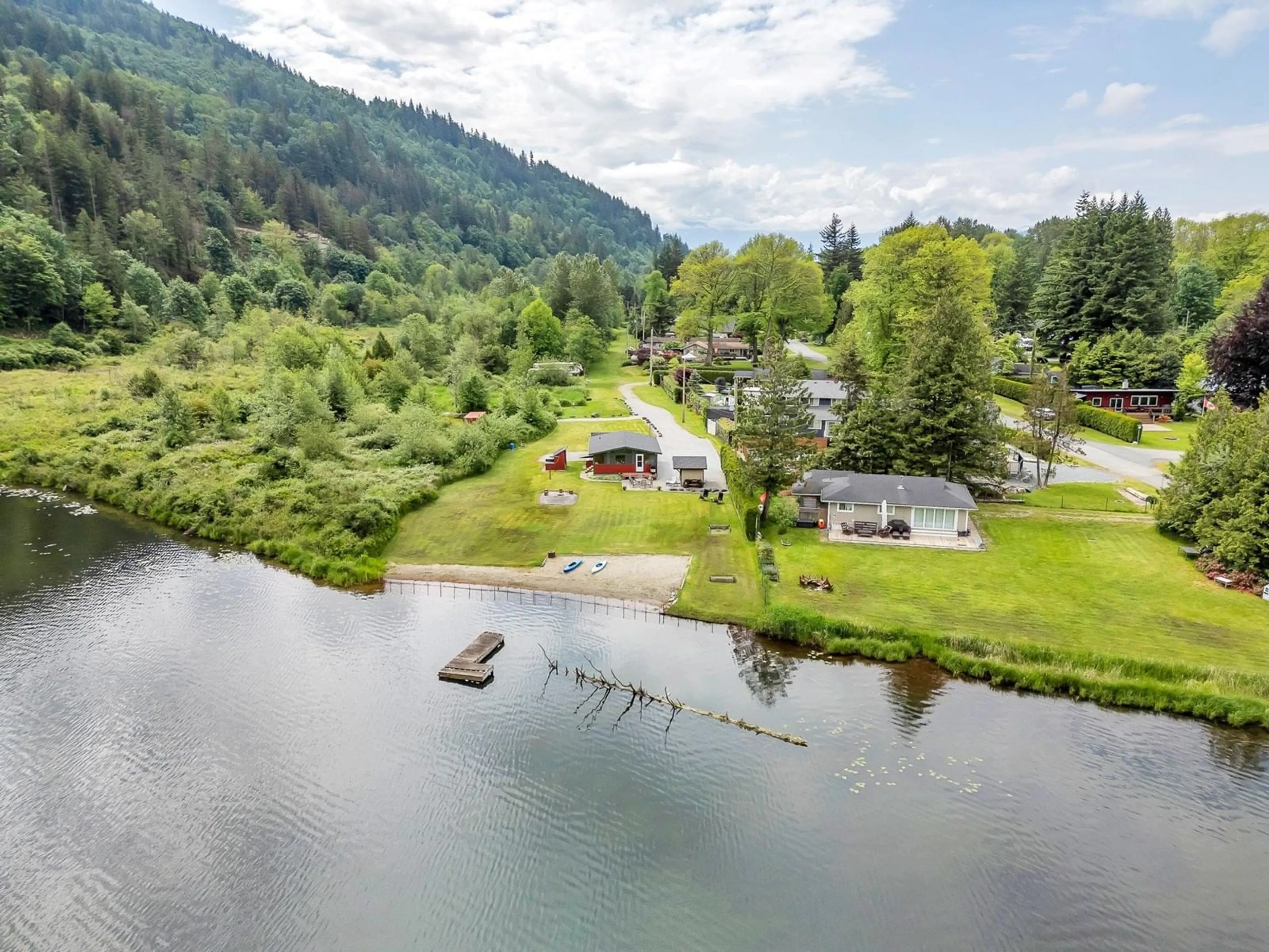 A pic from outside/outdoor area/front of a property/back of a property/a pic from drone, water/lake/river/ocean view for 12174 HODGKIN, Mission British Columbia V0M1N0