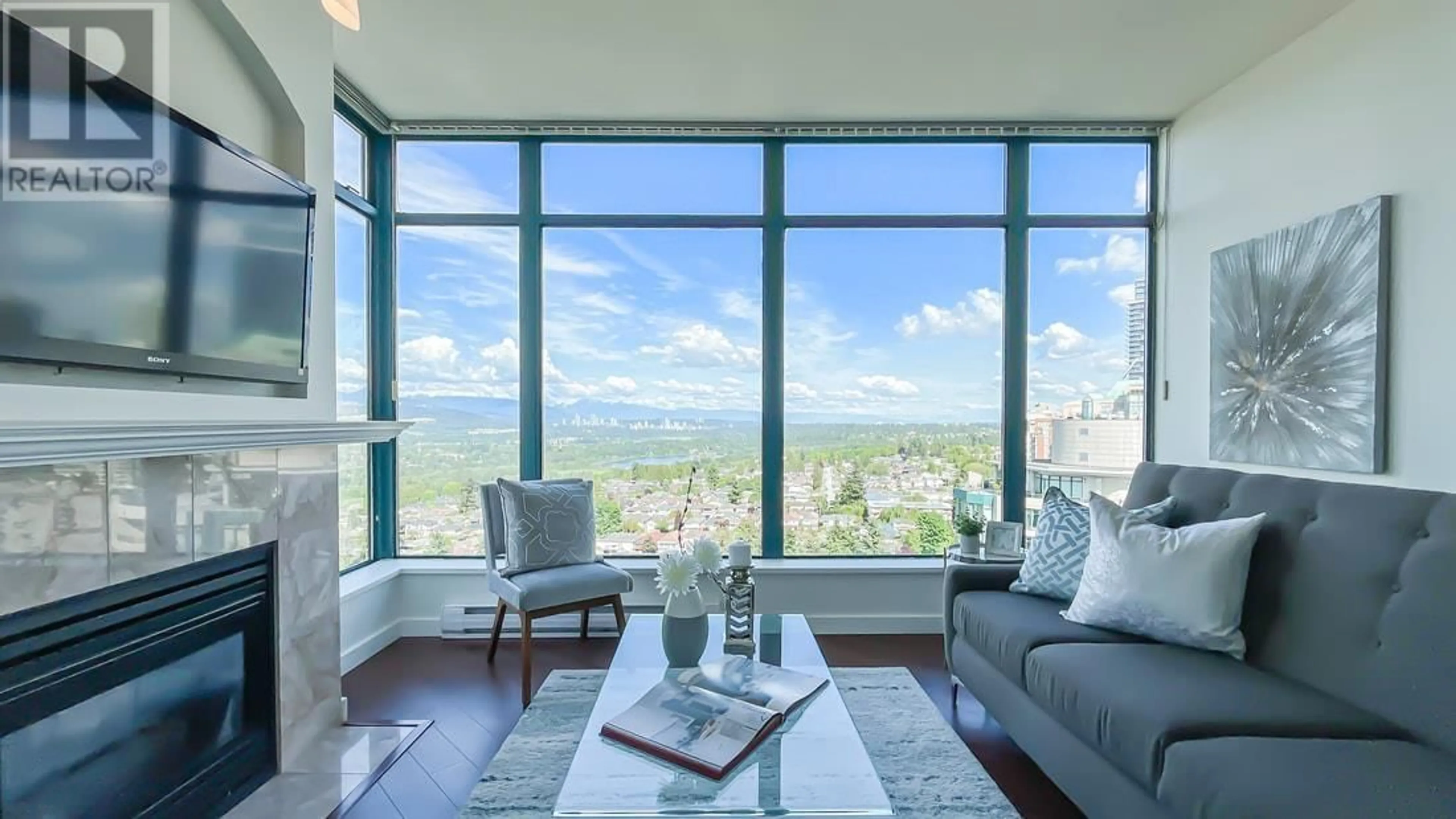 Living room with furniture, unknown for 2202 - 4505 HAZEL STREET, Burnaby British Columbia V5H4T1