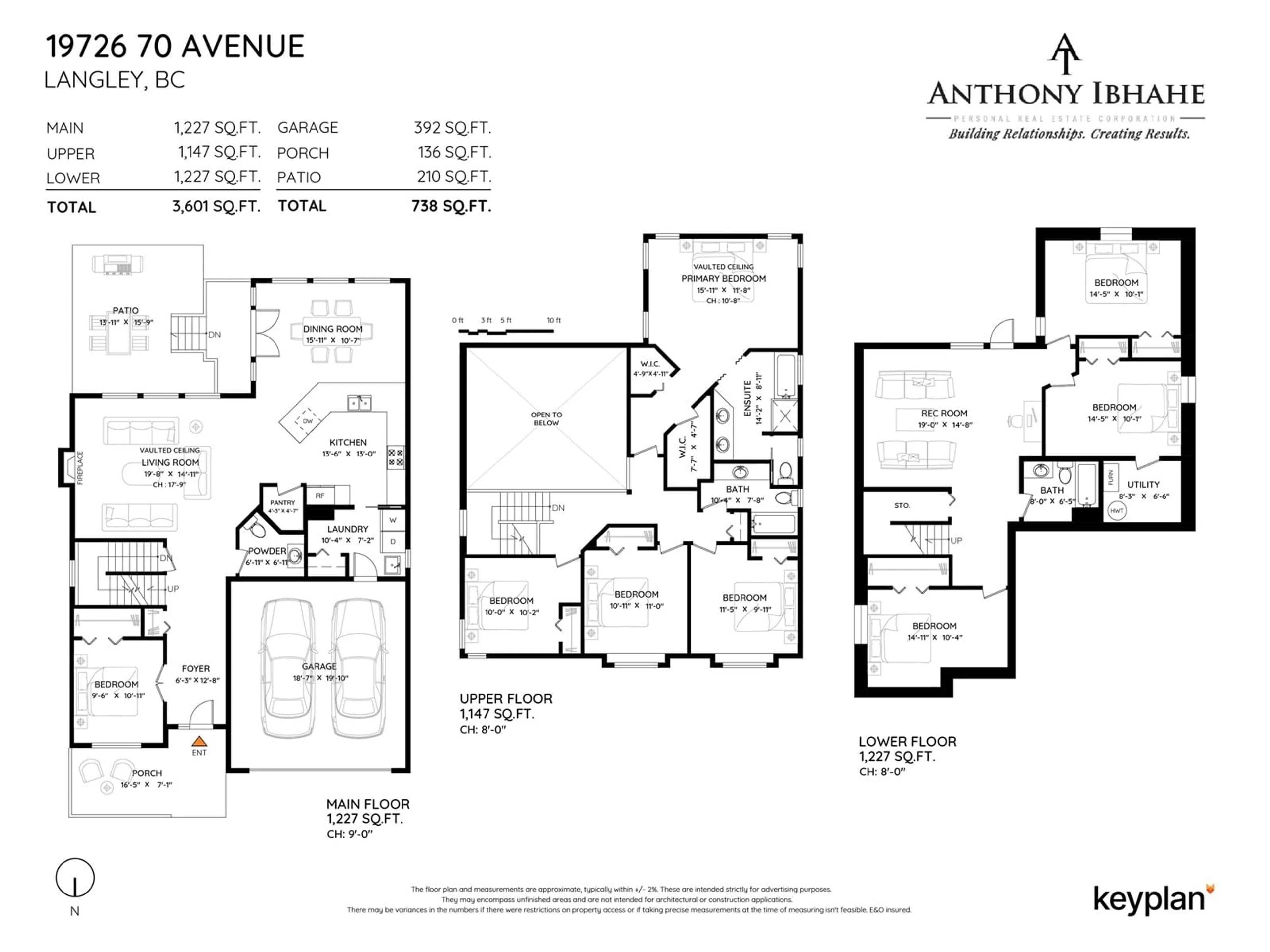 Floor plan for 19726 70, Langley British Columbia V2Y3E8