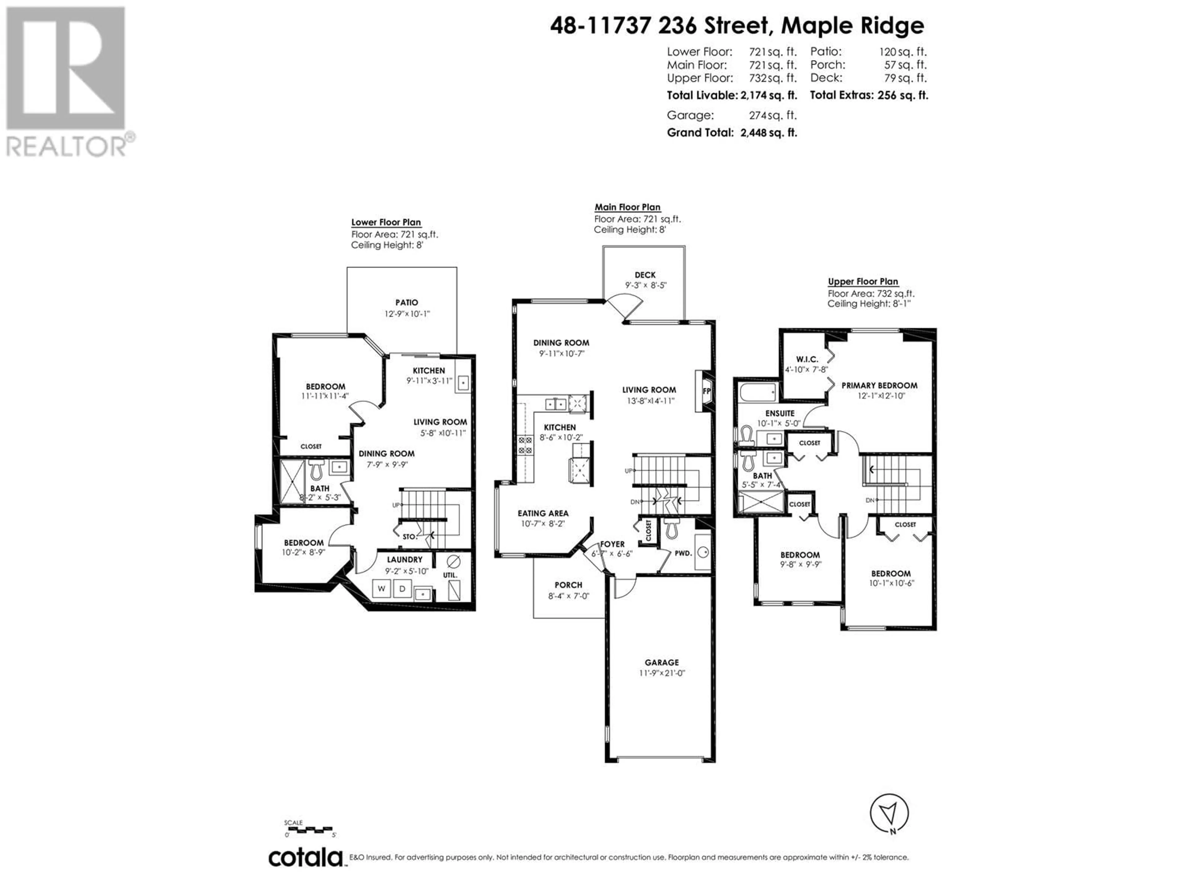 Floor plan for 48 - 11737 236 STREET, Maple Ridge British Columbia V4R2E5