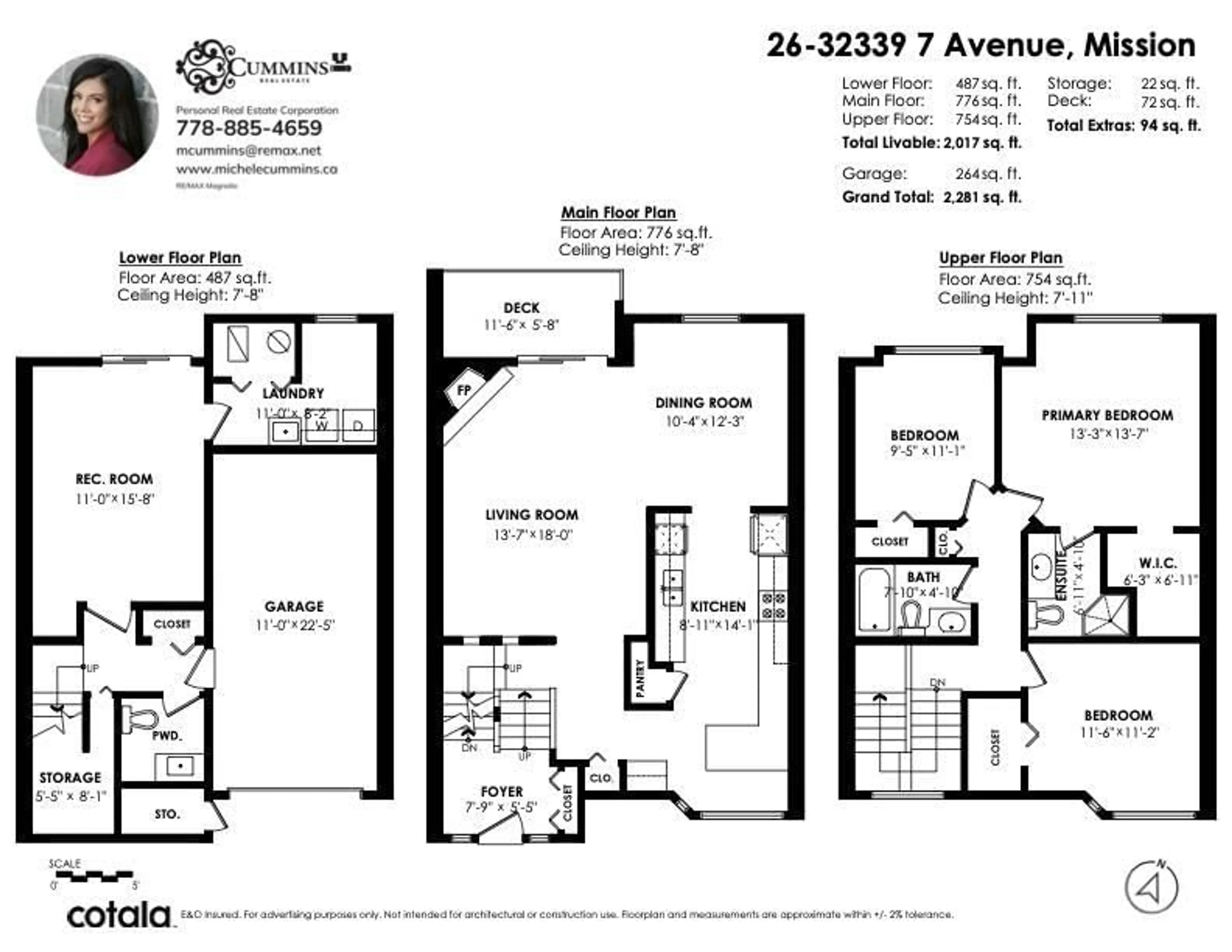 Floor plan for 26 - 32339 7TH, Mission British Columbia V2V6T7