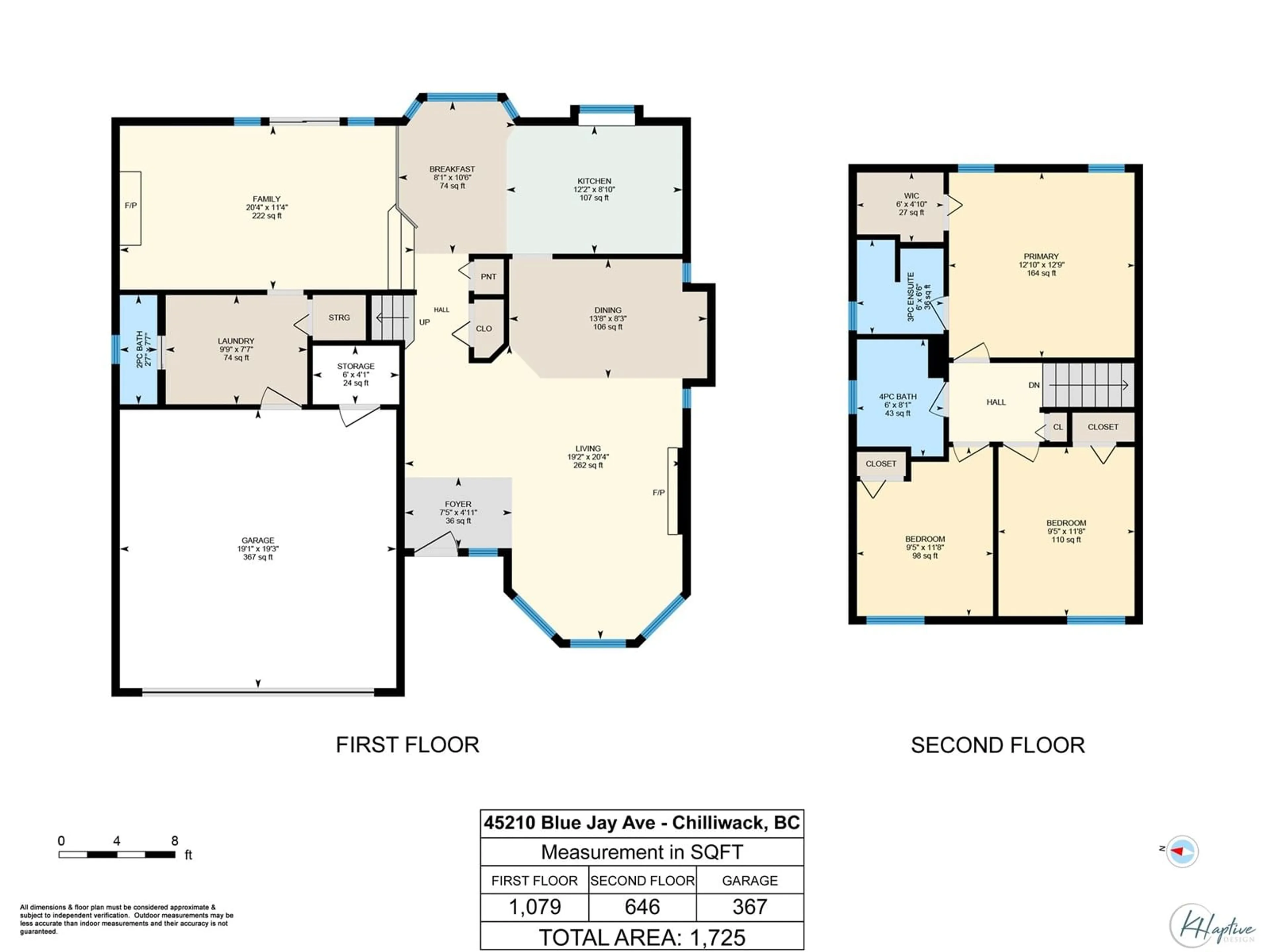 Floor plan for 45210 BLUEJAY AVENUE, Chilliwack British Columbia V2R2V2