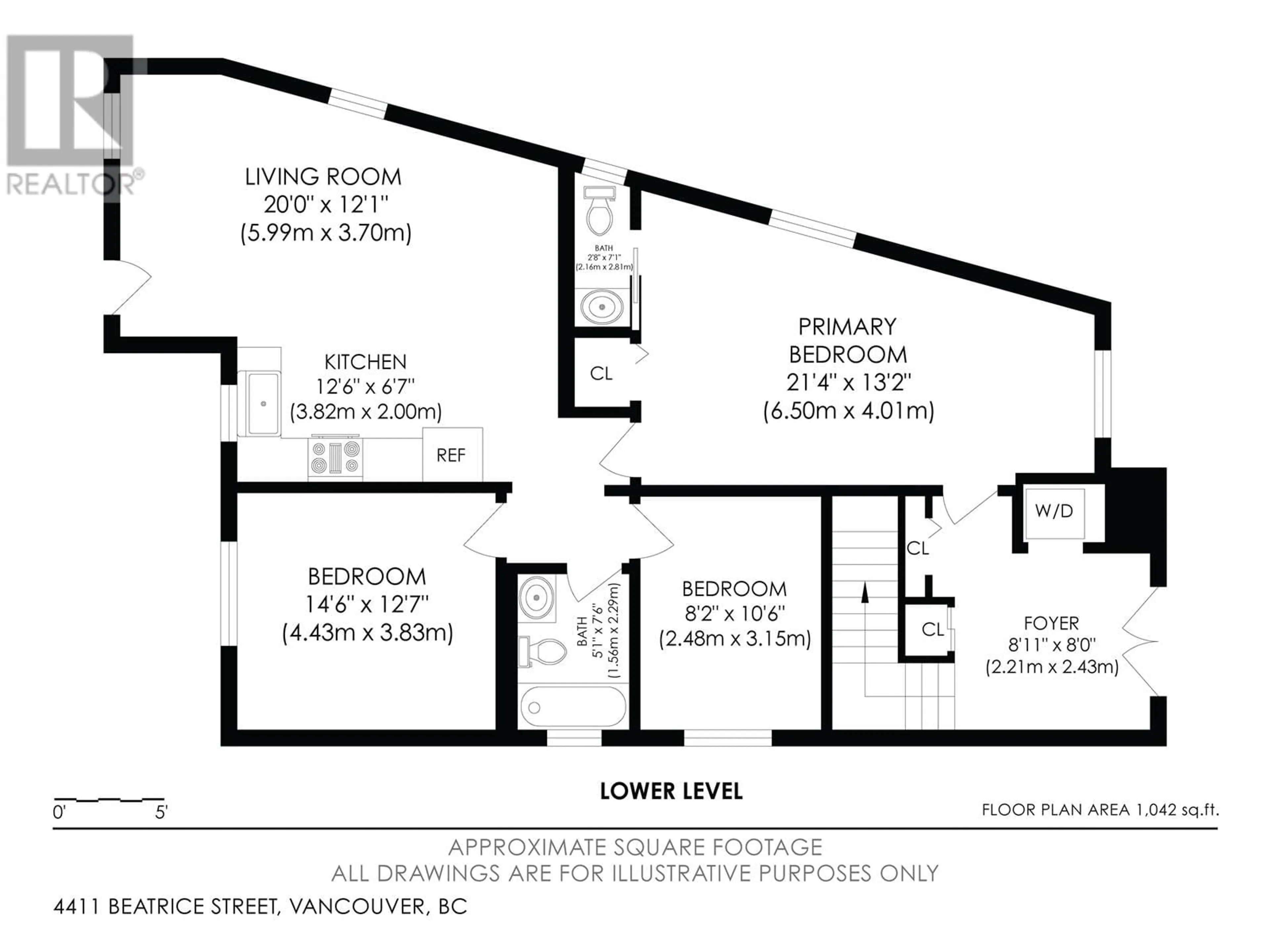 Floor plan for 4411 BEATRICE STREET, Vancouver British Columbia V5N4J1