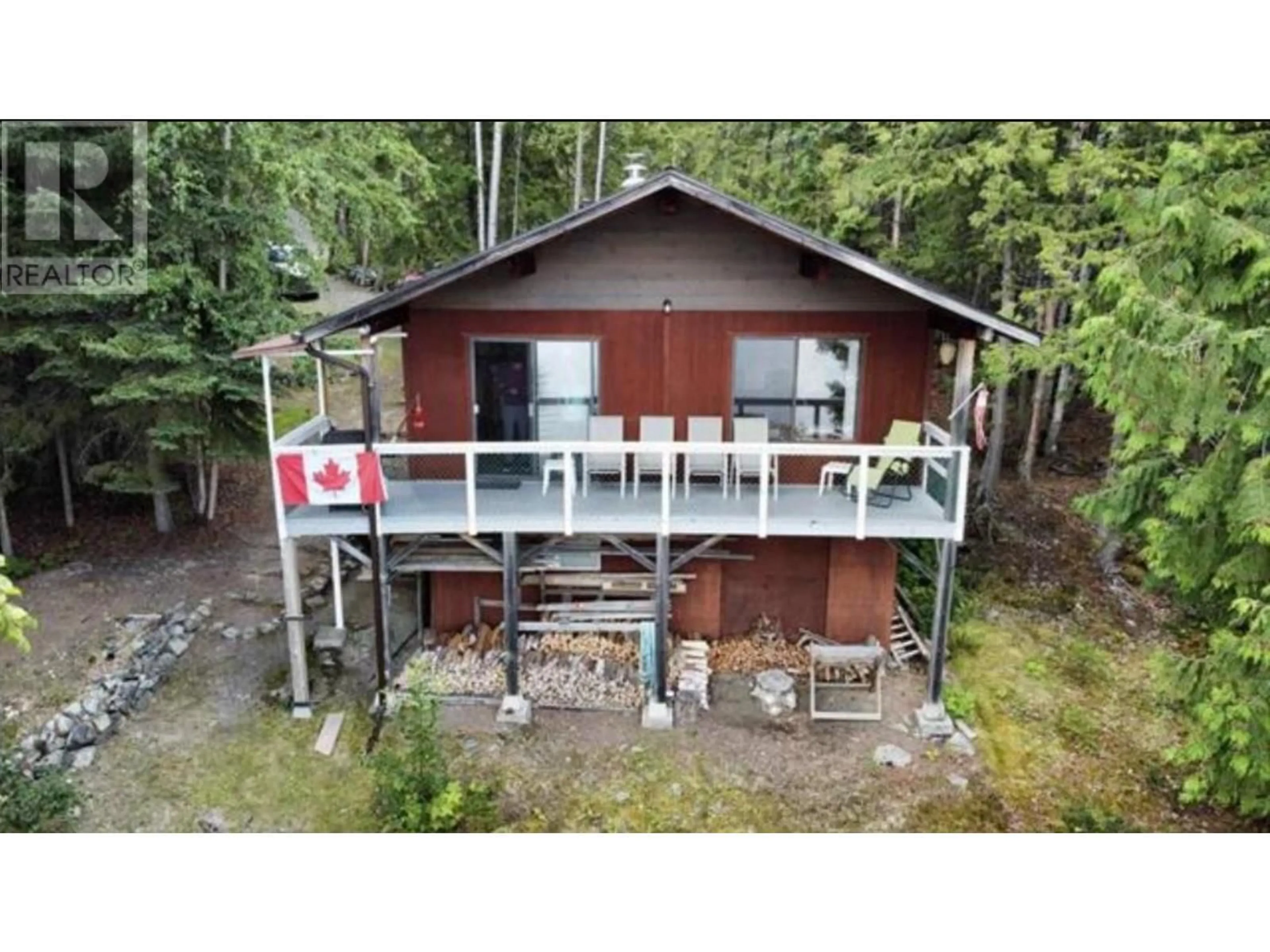 A pic from outside/outdoor area/front of a property/back of a property/a pic from drone, unknown for 7591 S CANIM LAKE ROAD, Canim Lake British Columbia V0K1J0