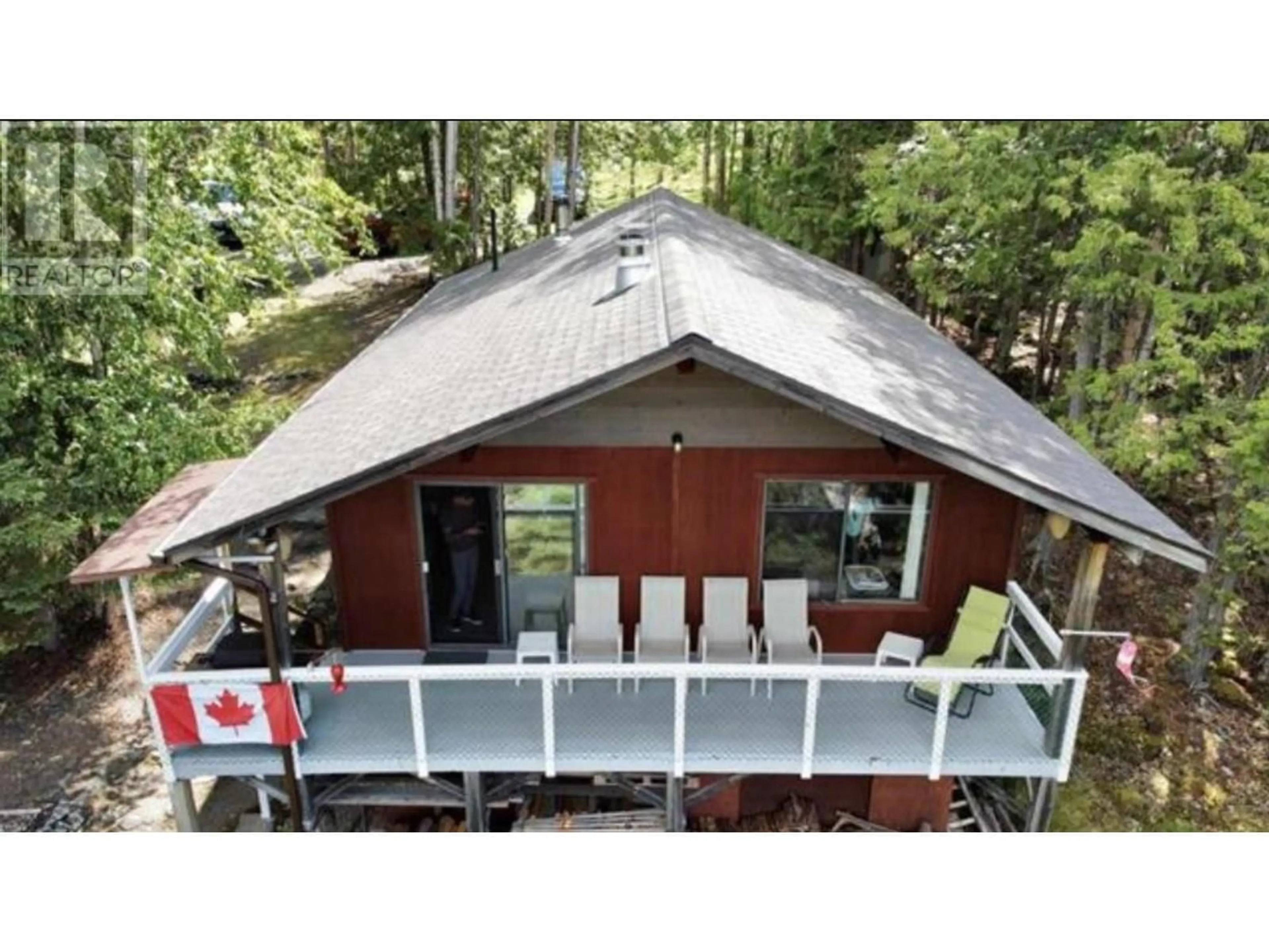 A pic from outside/outdoor area/front of a property/back of a property/a pic from drone, unknown for 7591 S CANIM LAKE ROAD, Canim Lake British Columbia V0K1J0