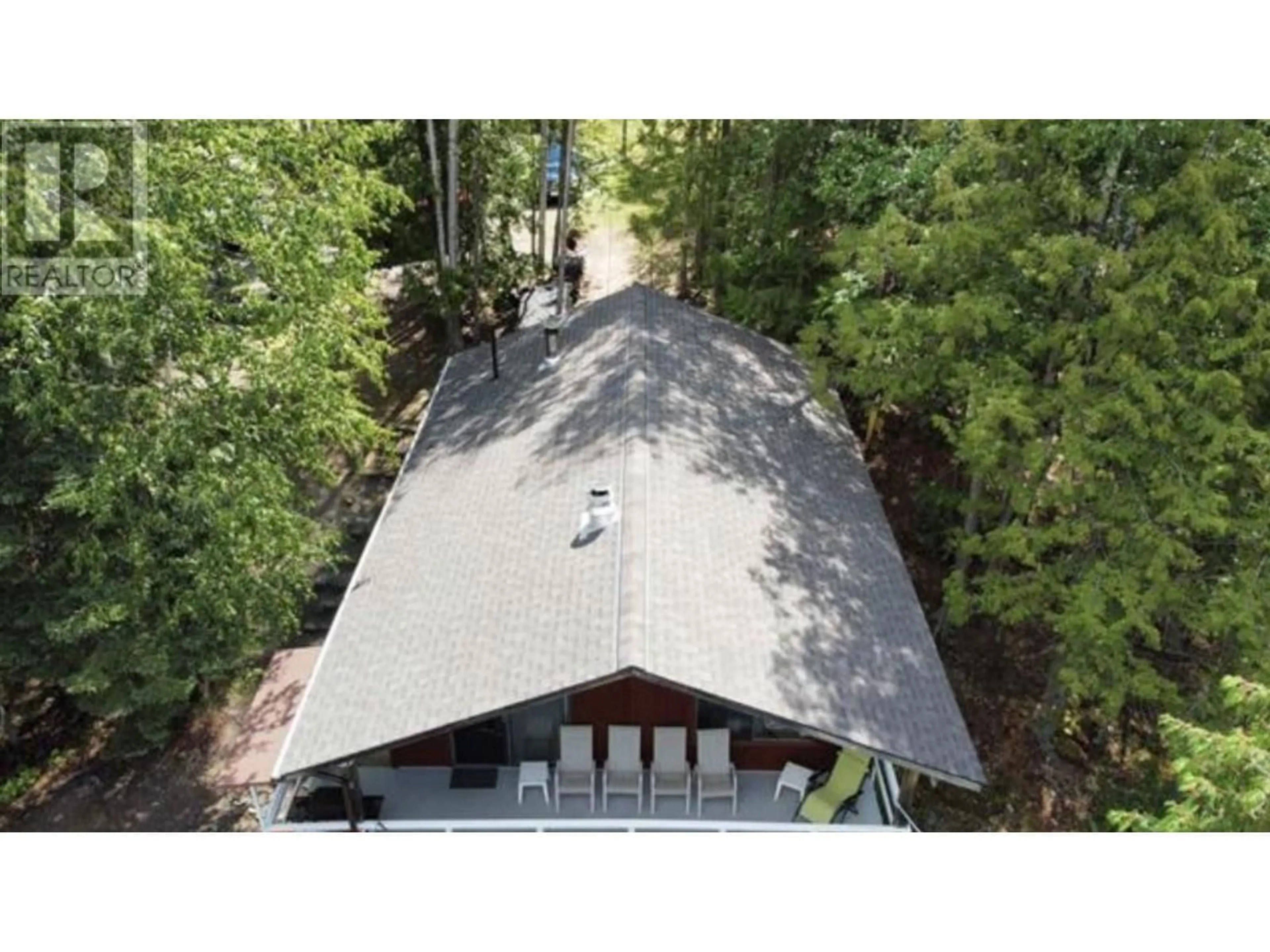 A pic from outside/outdoor area/front of a property/back of a property/a pic from drone, forest/trees view for 7591 S CANIM LAKE ROAD, Canim Lake British Columbia V0K1J0