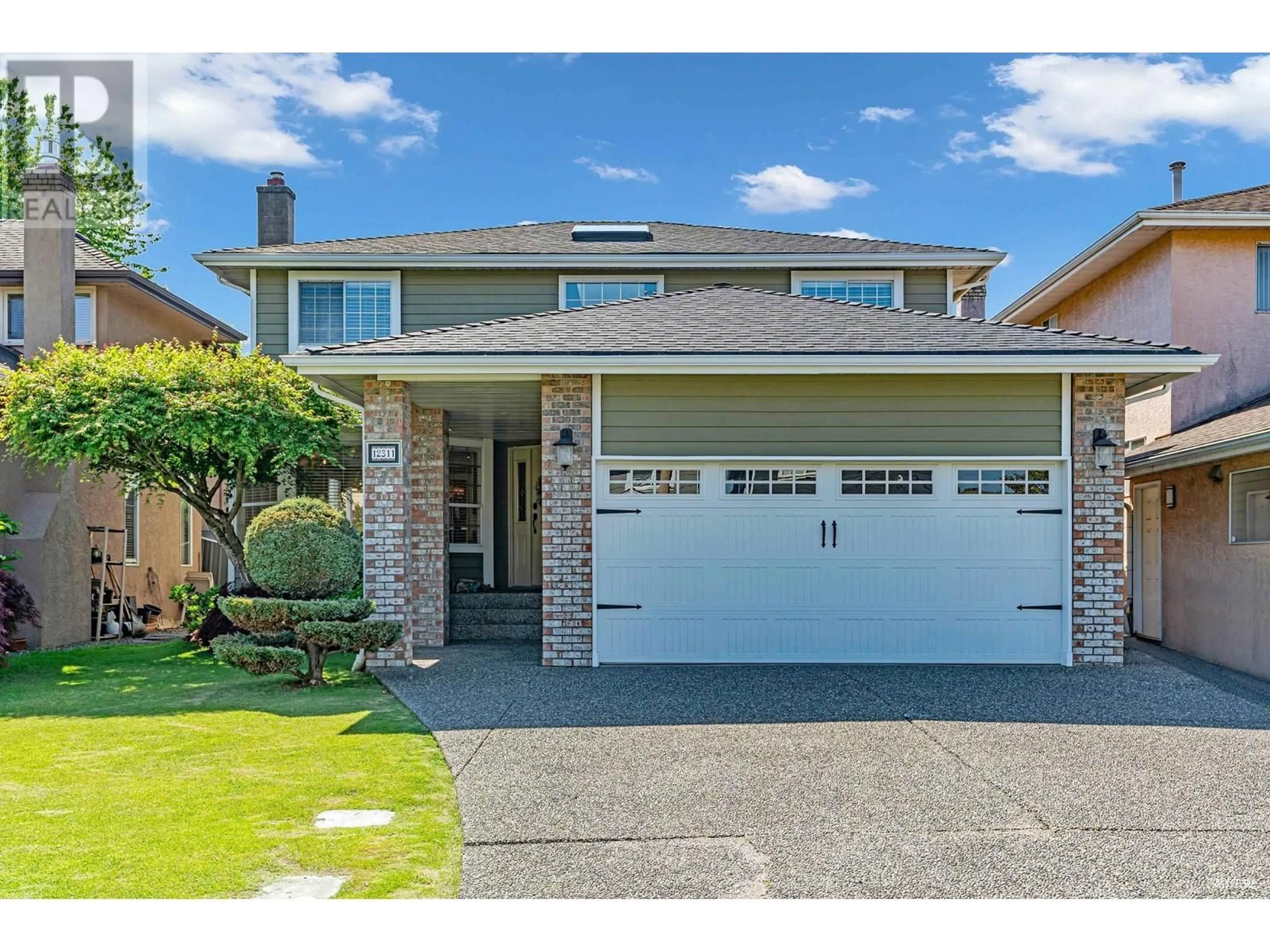 Home with vinyl exterior material, street for 12311 TRITES ROAD, Richmond British Columbia V7E3R6