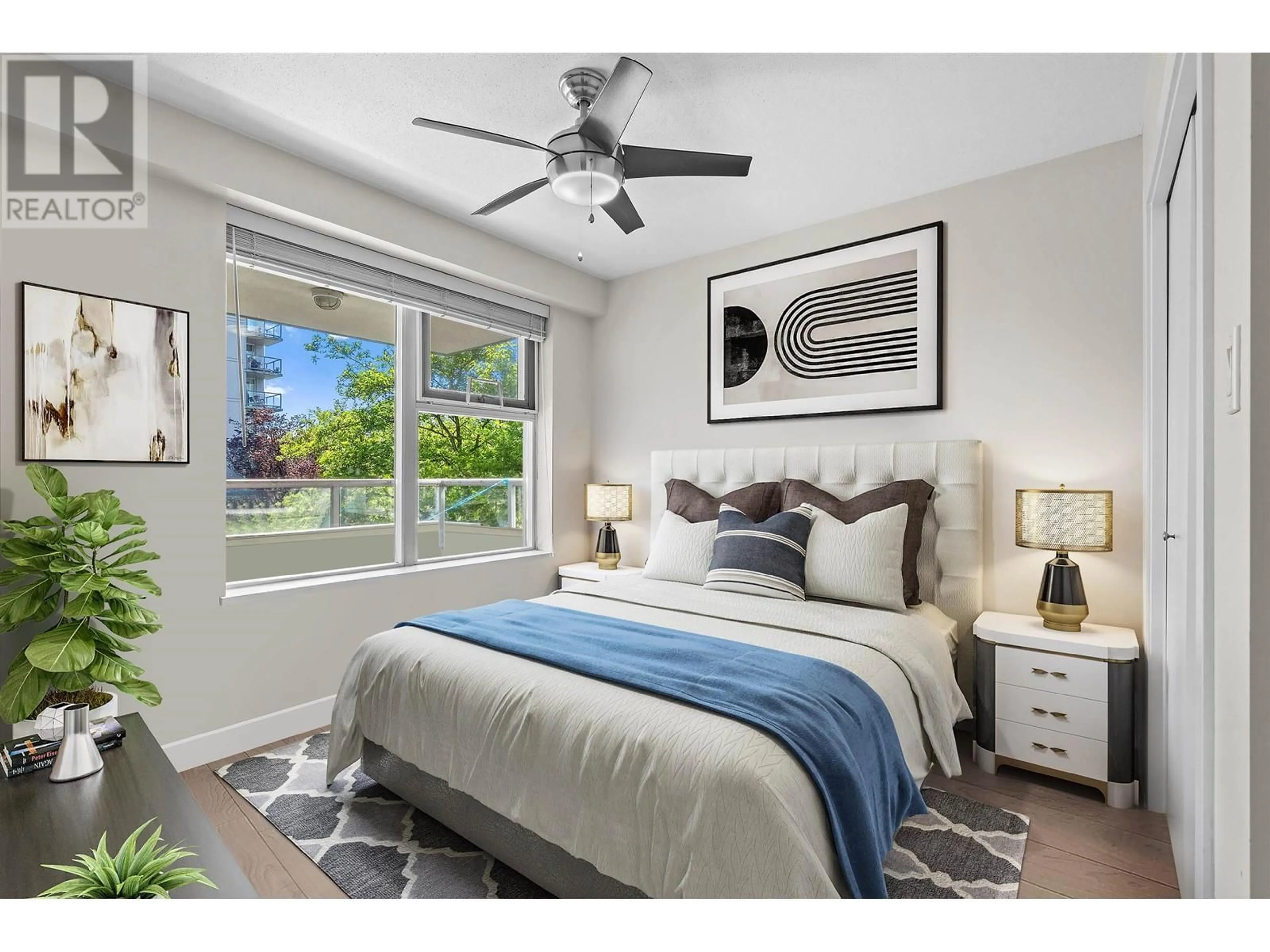 Bedroom with bed, unknown for 202 - 235 GUILDFORD WAY, Port Moody British Columbia V3H5L8