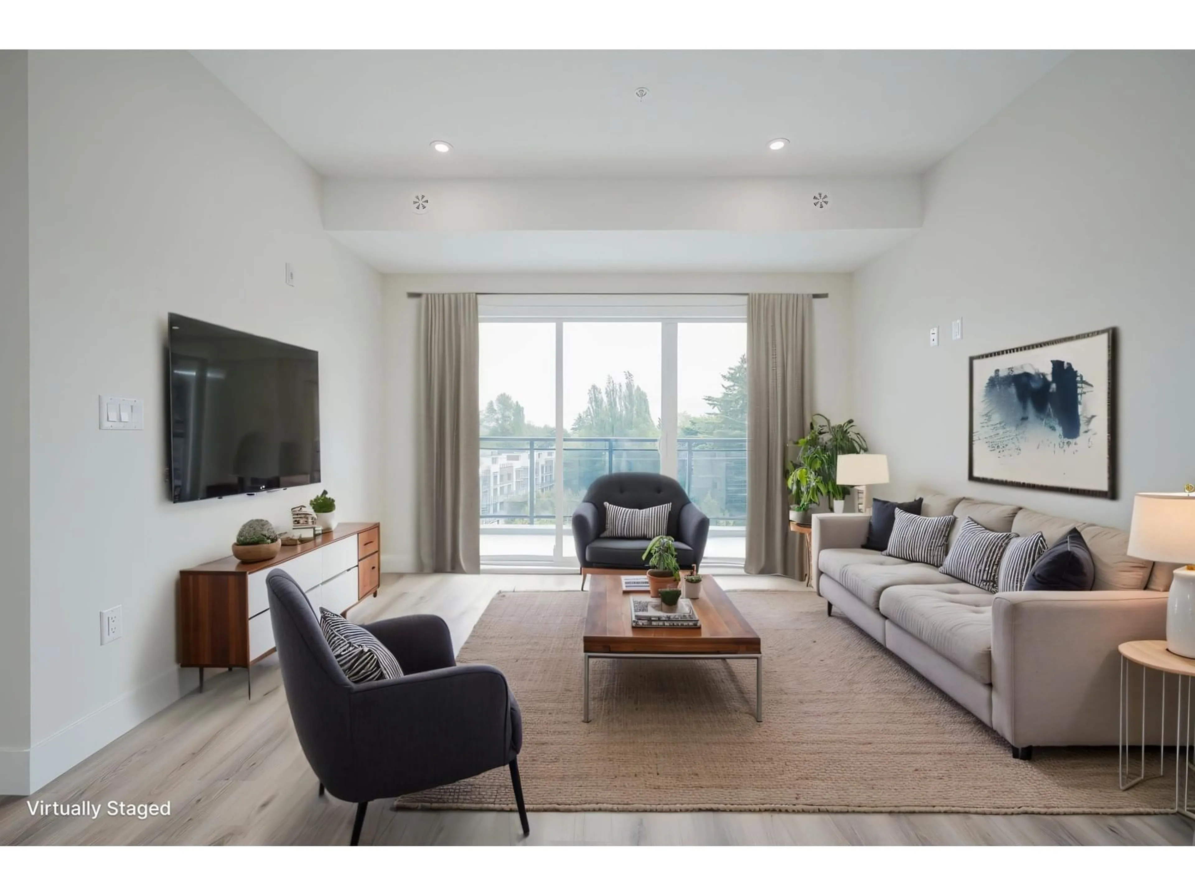 Living room with furniture, unknown for 306 - 6285 KING GEORGE, Surrey British Columbia V3X0L3
