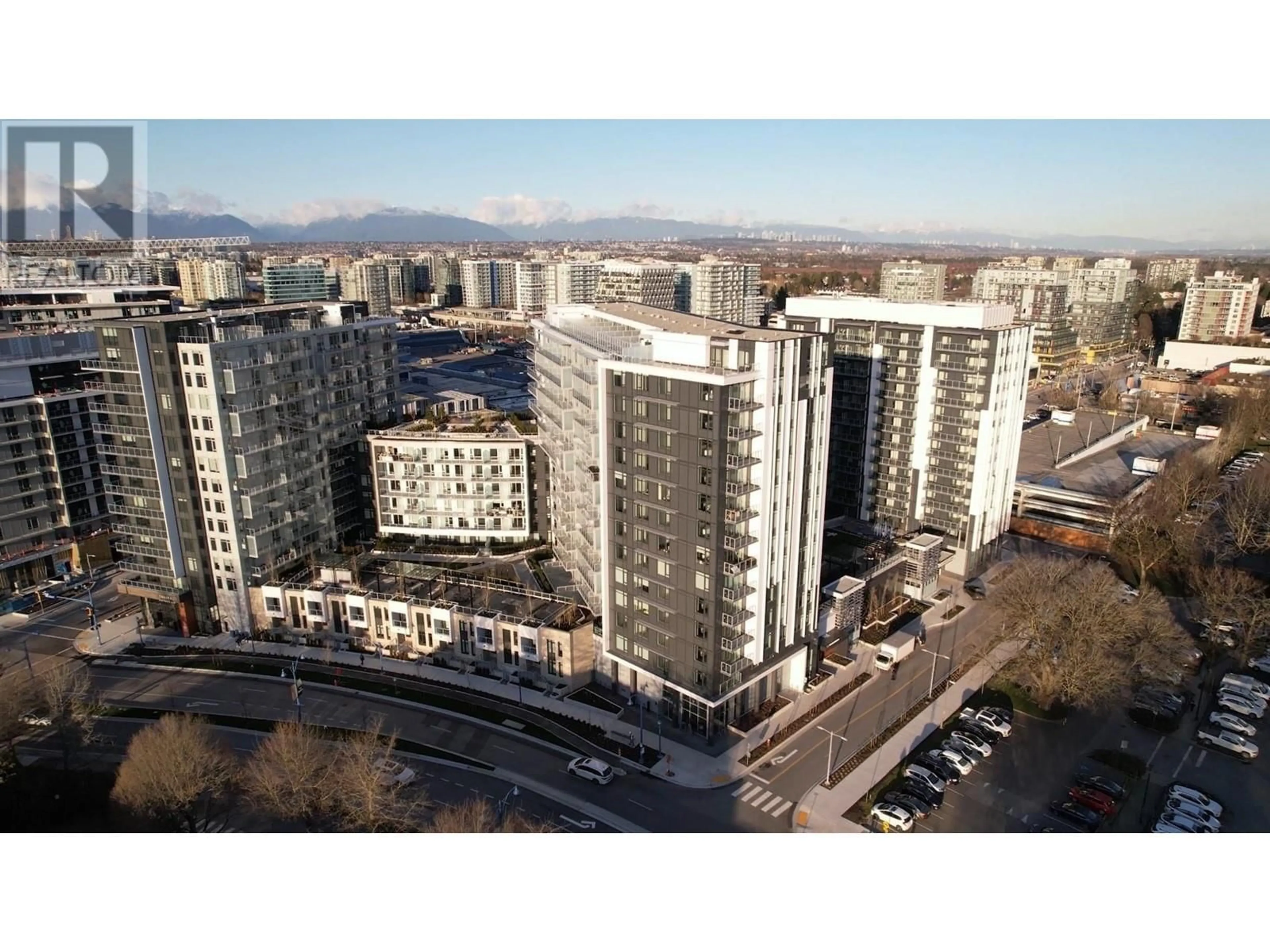 A pic from outside/outdoor area/front of a property/back of a property/a pic from drone, city buildings view from balcony for 420 - 6808 MINORU BOULEVARD, Richmond British Columbia V6Y0M7