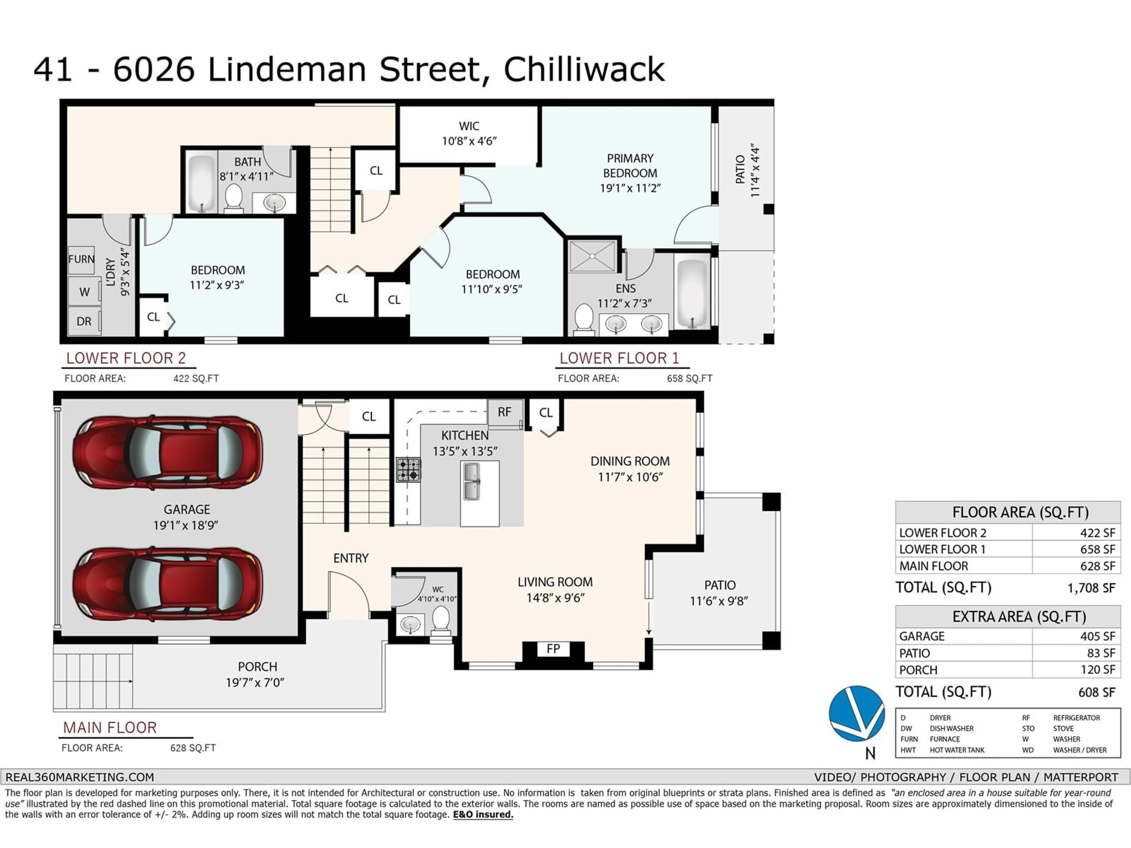 Floor plan for 41 - 6026 LINDEMAN STREET, Chilliwack British Columbia V2R0W1