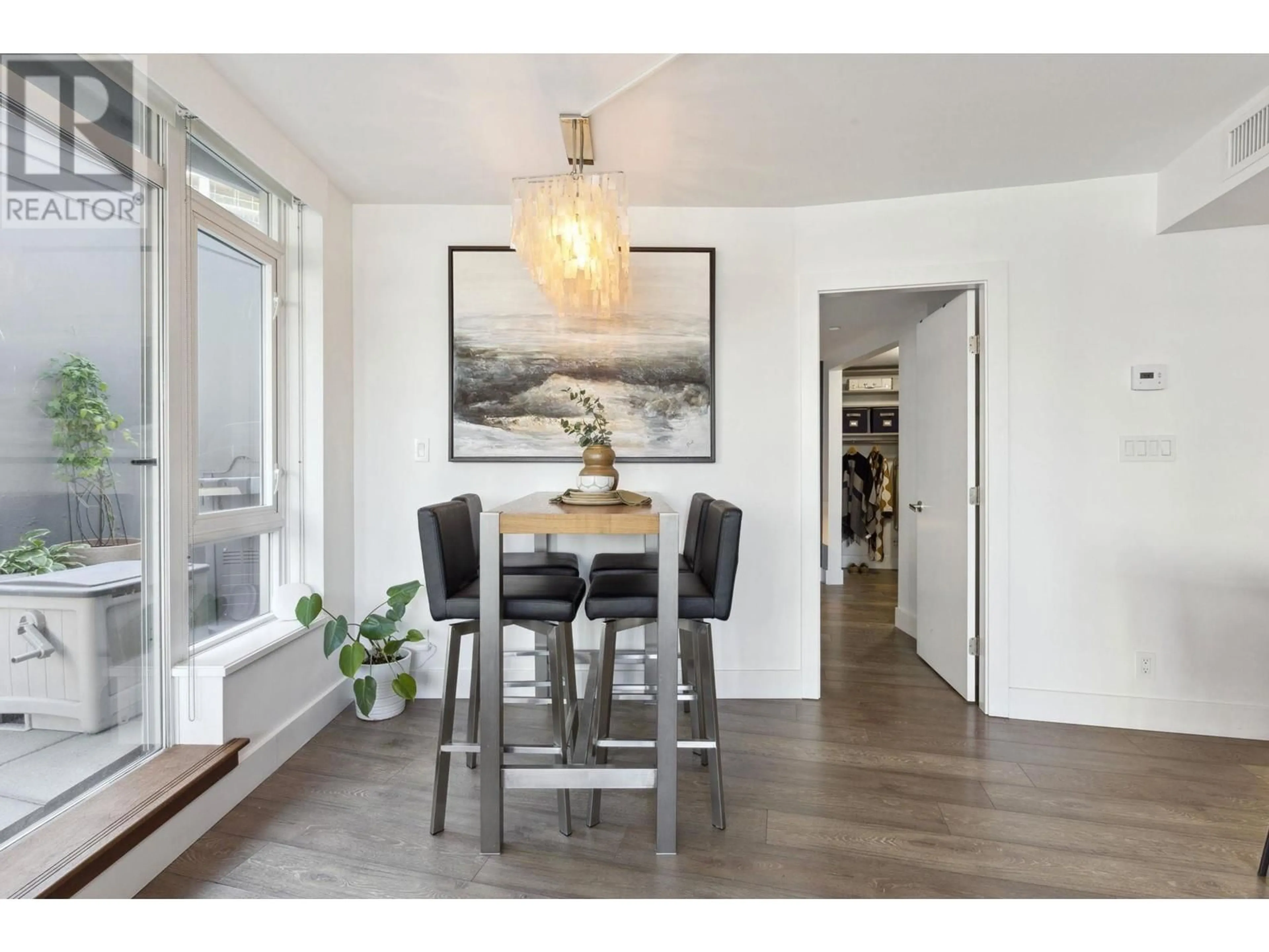 Dining room, wood/laminate floor for 903 - 1372 SEYMOUR STREET, Vancouver British Columbia V6B0L1