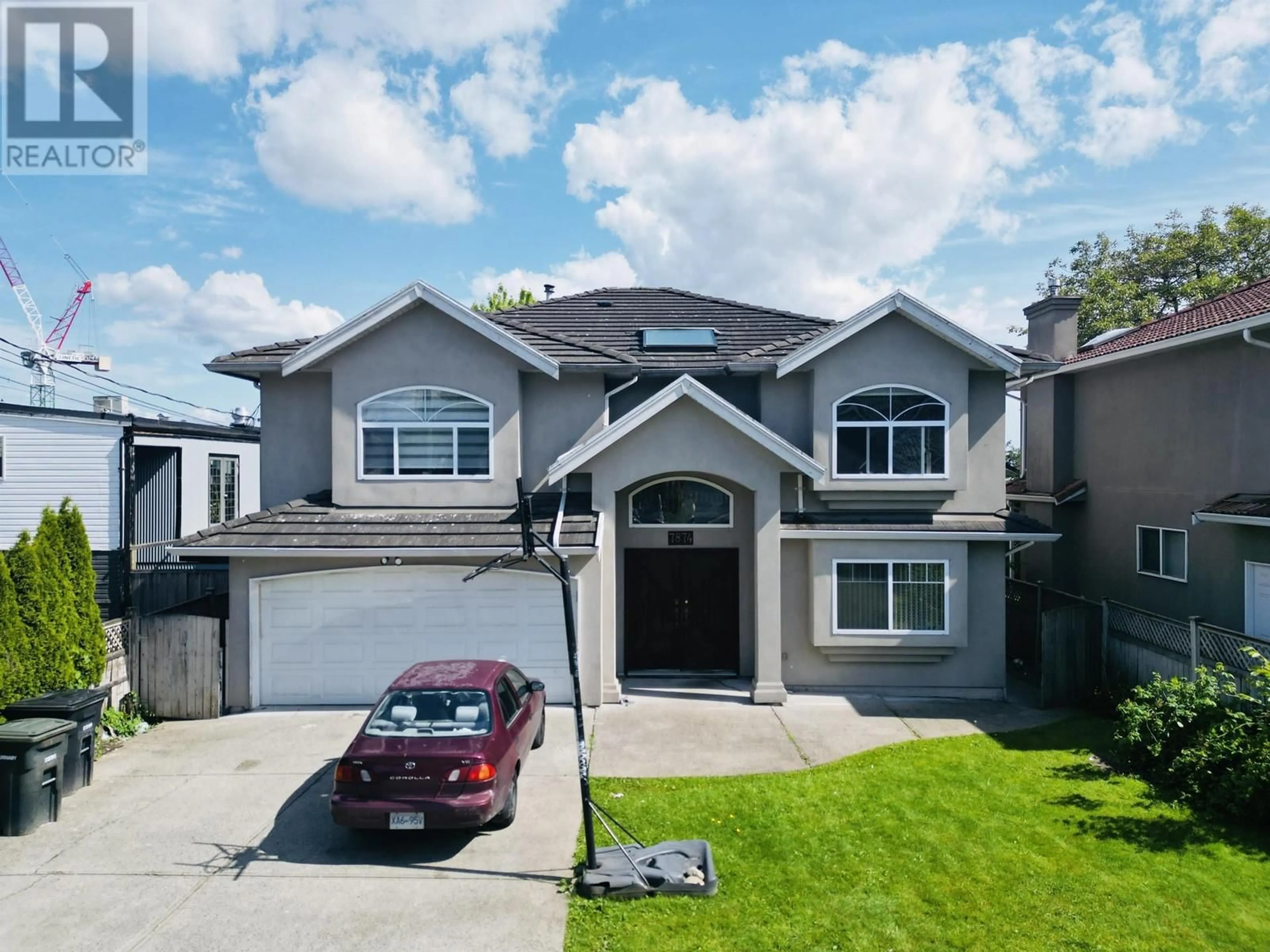 Home with vinyl exterior material, street for 7874 14TH AVENUE, Burnaby British Columbia V3N2B2
