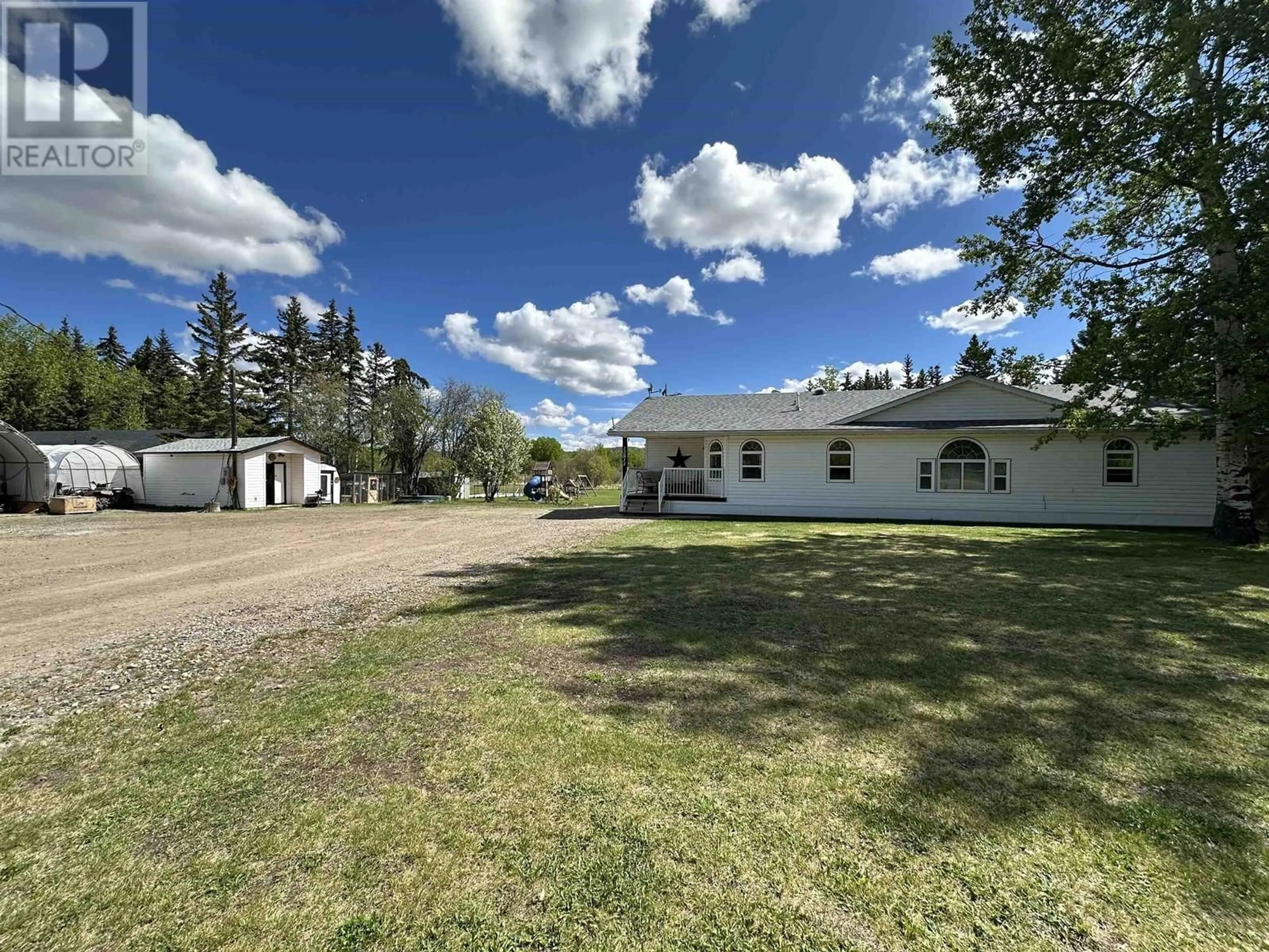 A pic from outside/outdoor area/front of a property/back of a property/a pic from drone, unknown for 12811 FLEET STREET, Charlie Lake British Columbia V0C1H0